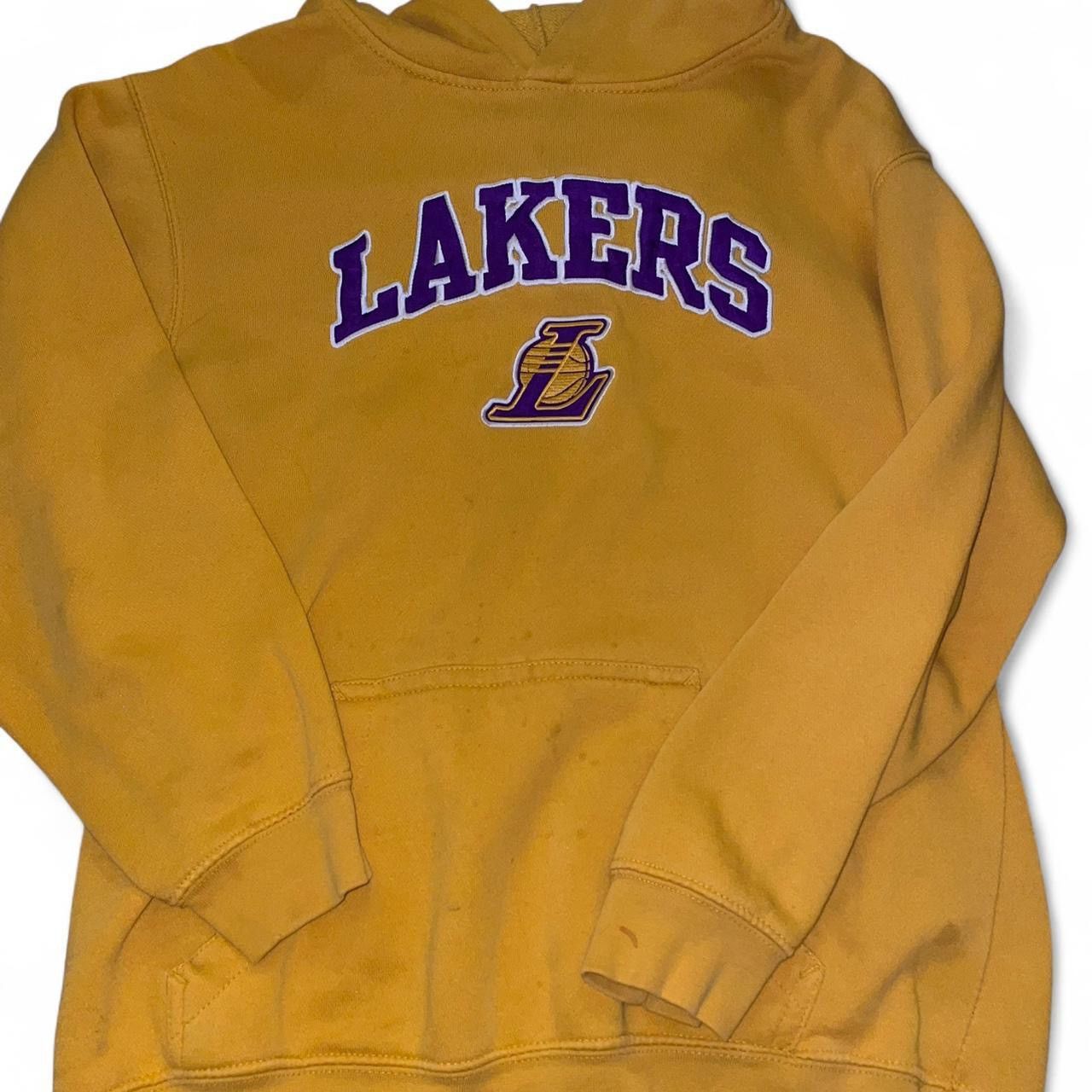 NBA Yellow and purple Lakers hoodie Size US L / EU 52-54 / 3 - 2 Thumbnail