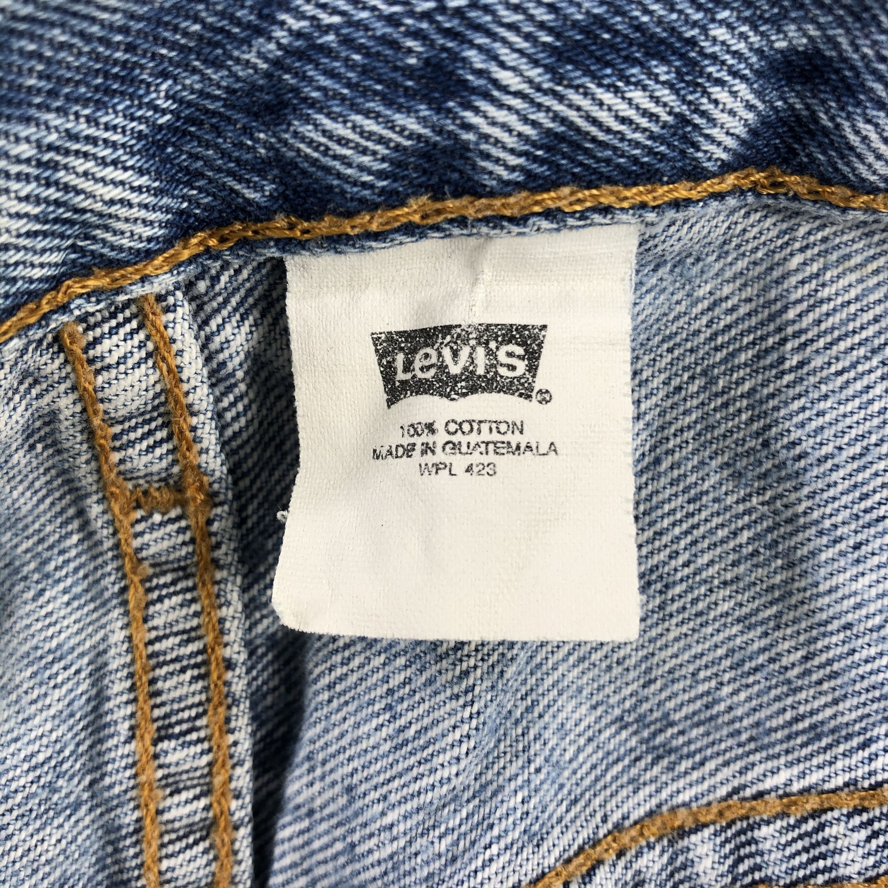 Levi's Vintage Levis 501 Jeans Distressed Denim KJ1067 Size US 34 / EU 50 - 17 Thumbnail