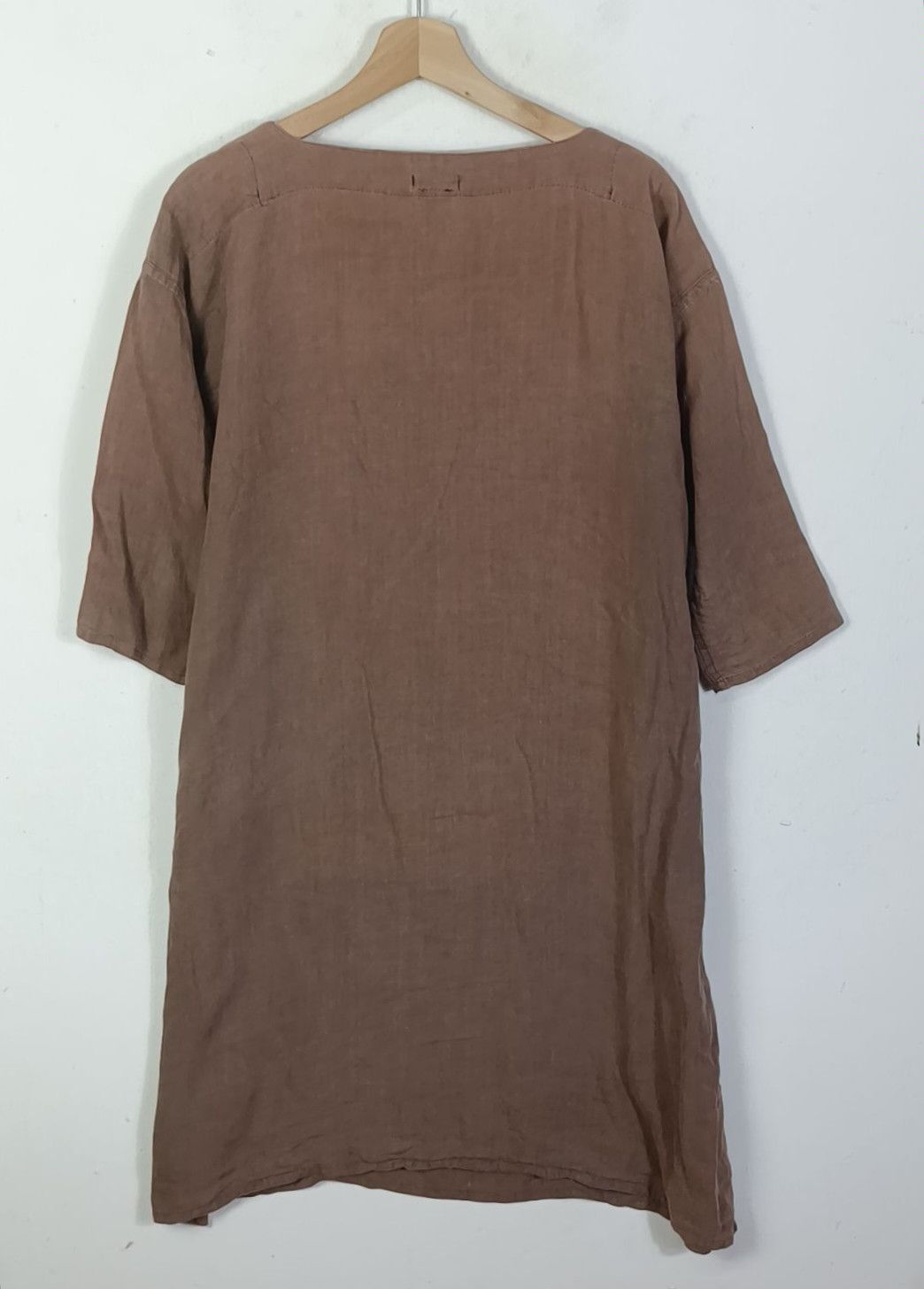 Marc Le Bihan Marc Le Bihan Linen Dress Size L / US 10 / IT 46 - 2 Thumbnail