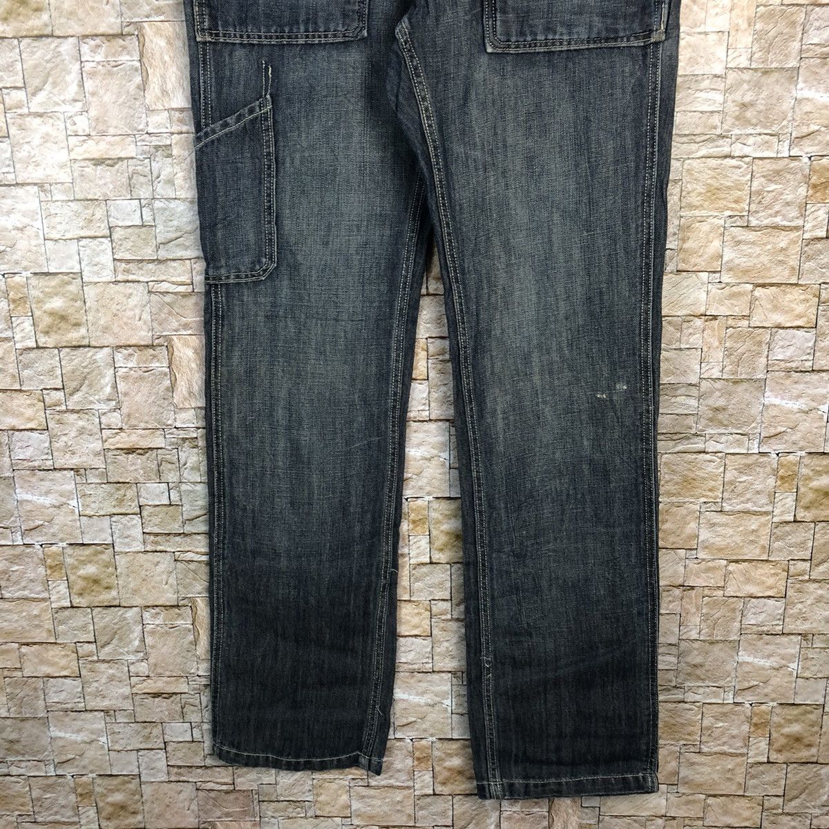 Gap Gap vintage faded denim Blue Jeans #A326 Size US 35 - 3 Thumbnail