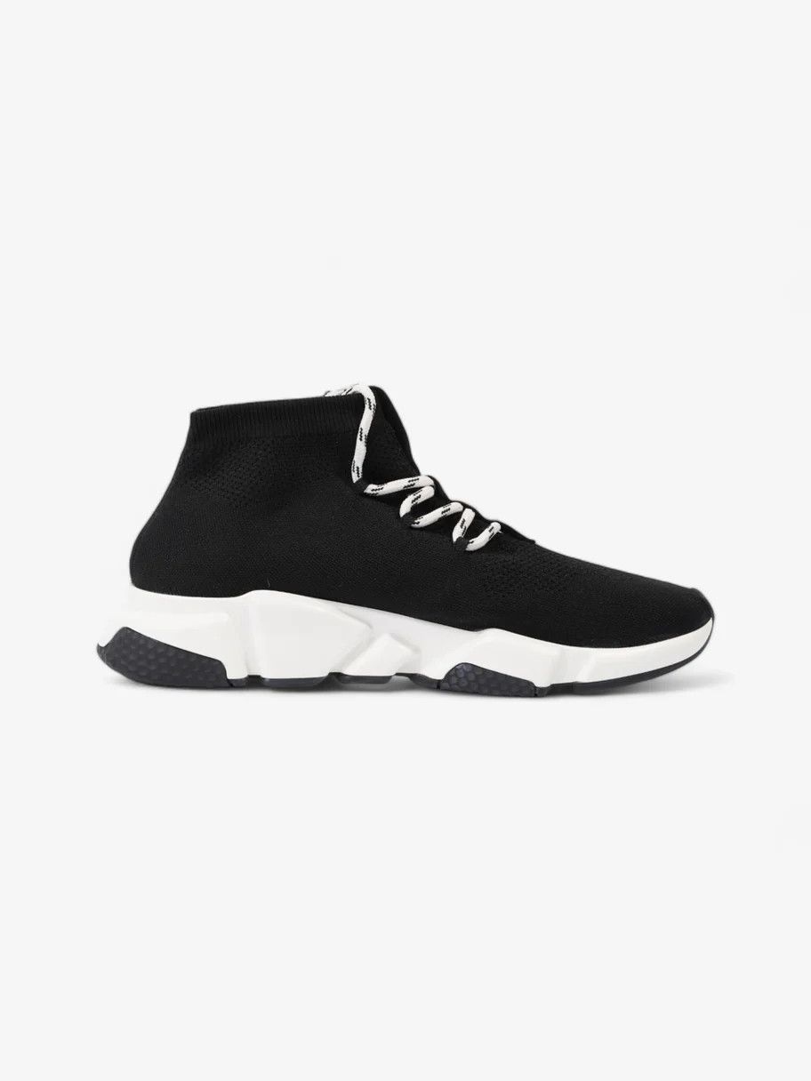 Balenciaga o1bcso1str1024 Speed Lace-up Sneakers in Black/White Size US 8 / EU 41 - 4 Thumbnail