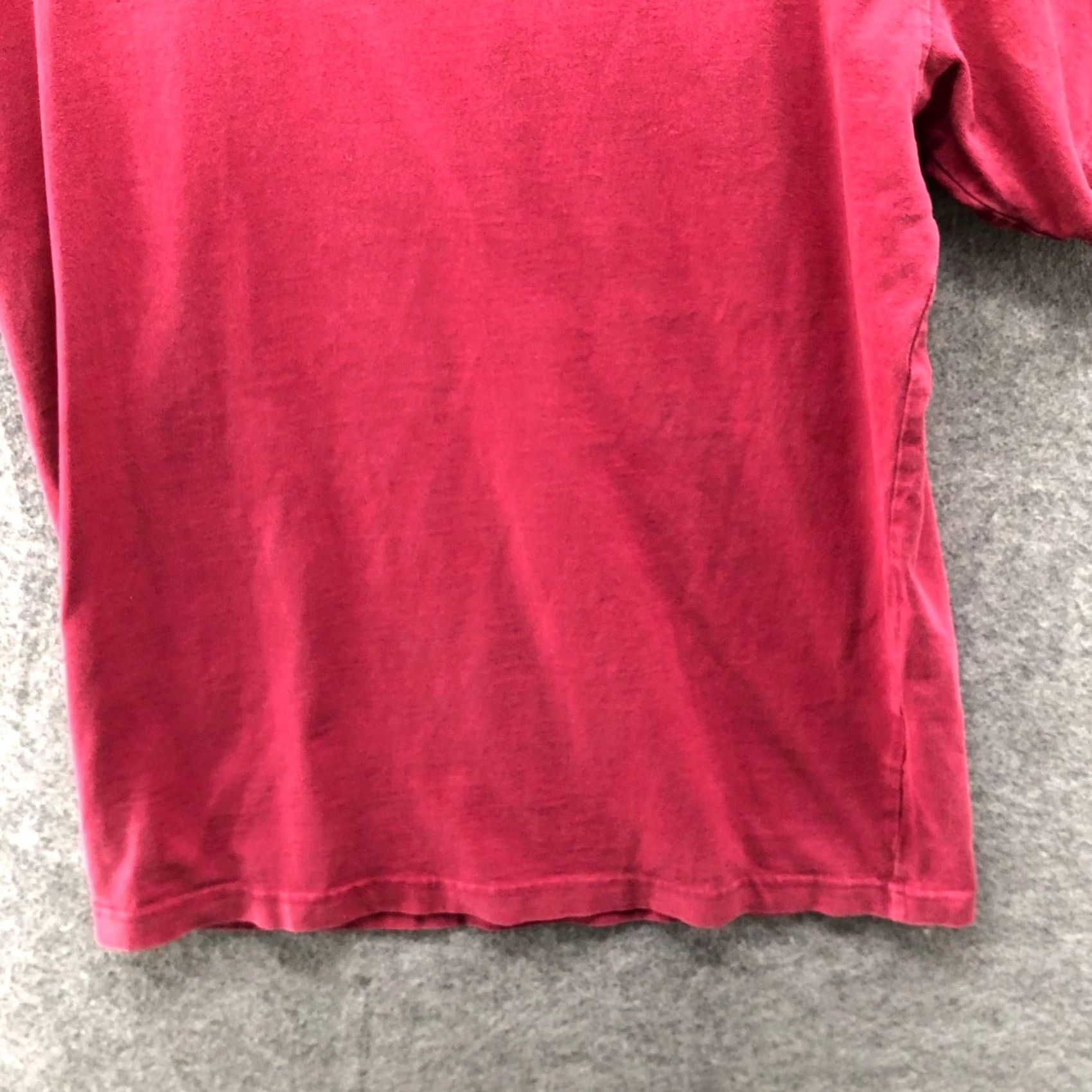 H&M HM Basic T-Shirt Mens S Short Sleeve Crewneck Red Cotton Shirt Mens S Size US S / EU 44-46 / 1 - 4 Thumbnail