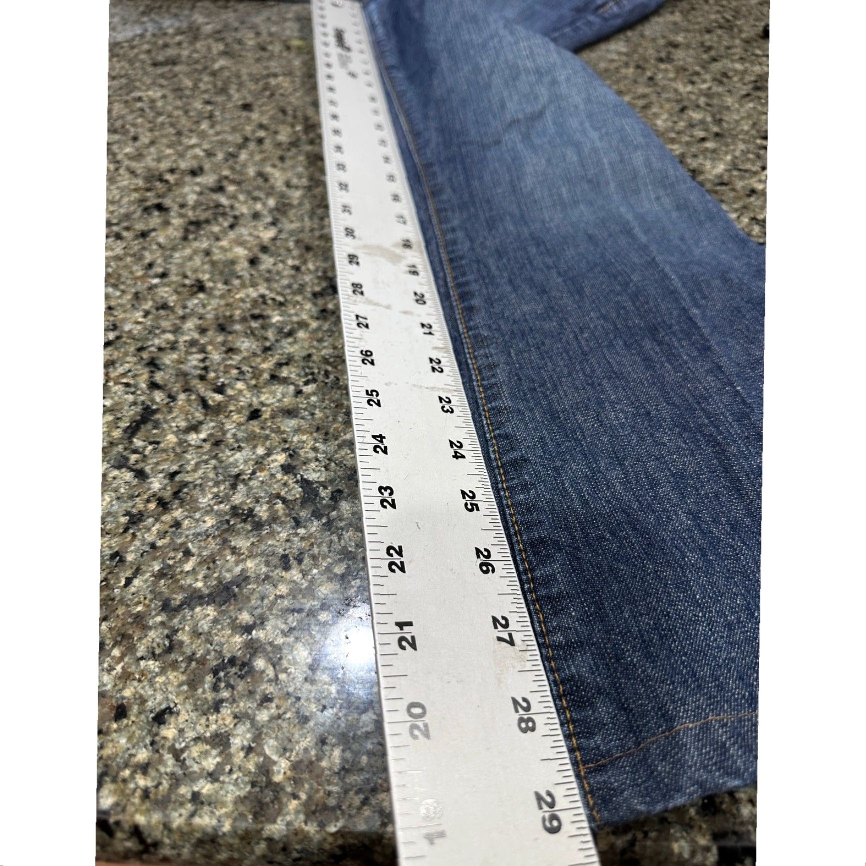 Abercrombie & Fitch VINTAGE Abercrombie & Fitch Jeans Womens 6 Long Bootcut Dark Blue Y2K 90s HEMMED Size 28" / US 6 / IT 42 - 4 Thumbnail