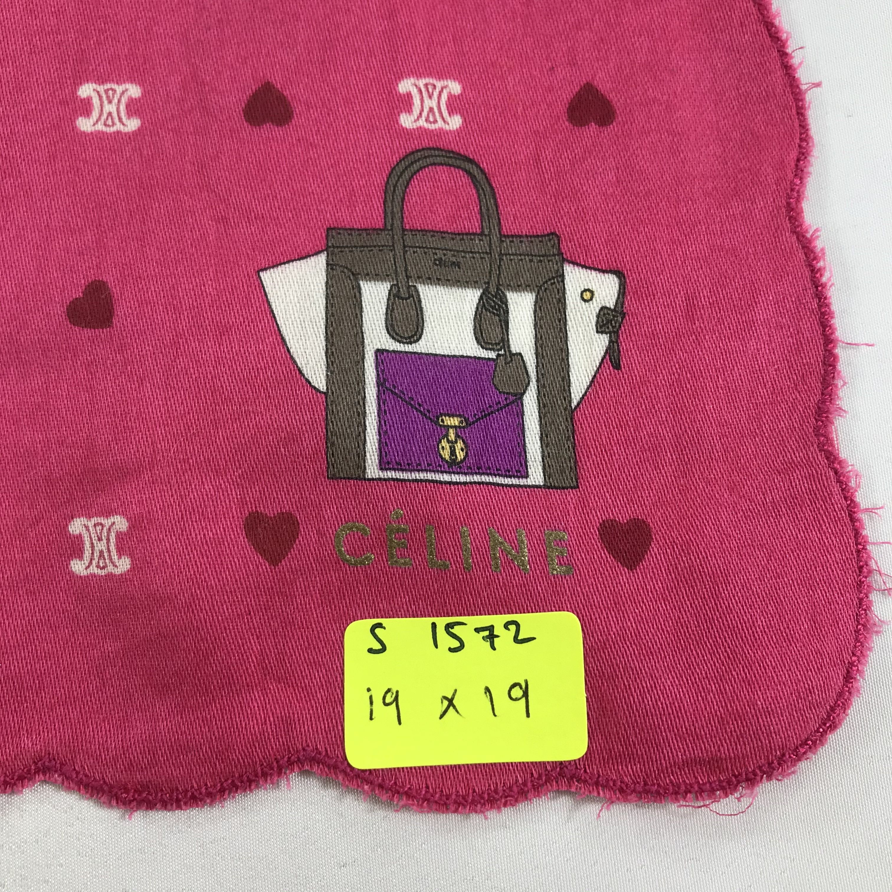 Celine × Vintage Celine Bandana / Handkerchief / Neckerchief - S1572 Size ONE SIZE - 5 Thumbnail