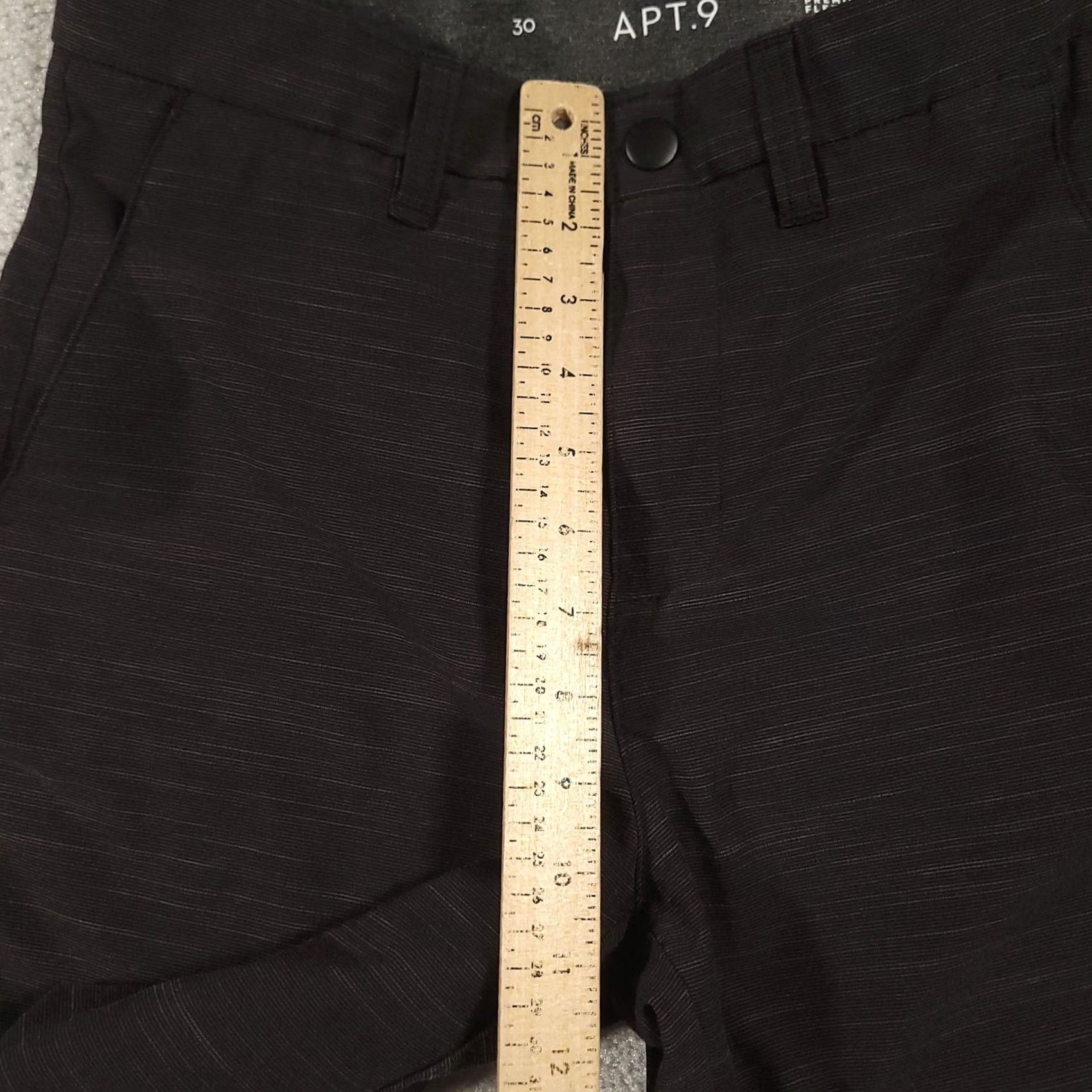 Apt. 9 Apt 9 Shorts Mens 30 Black Premier Flex Dress Golf Casual Stretch Chino Size US 30 / EU 46 - 5 Thumbnail