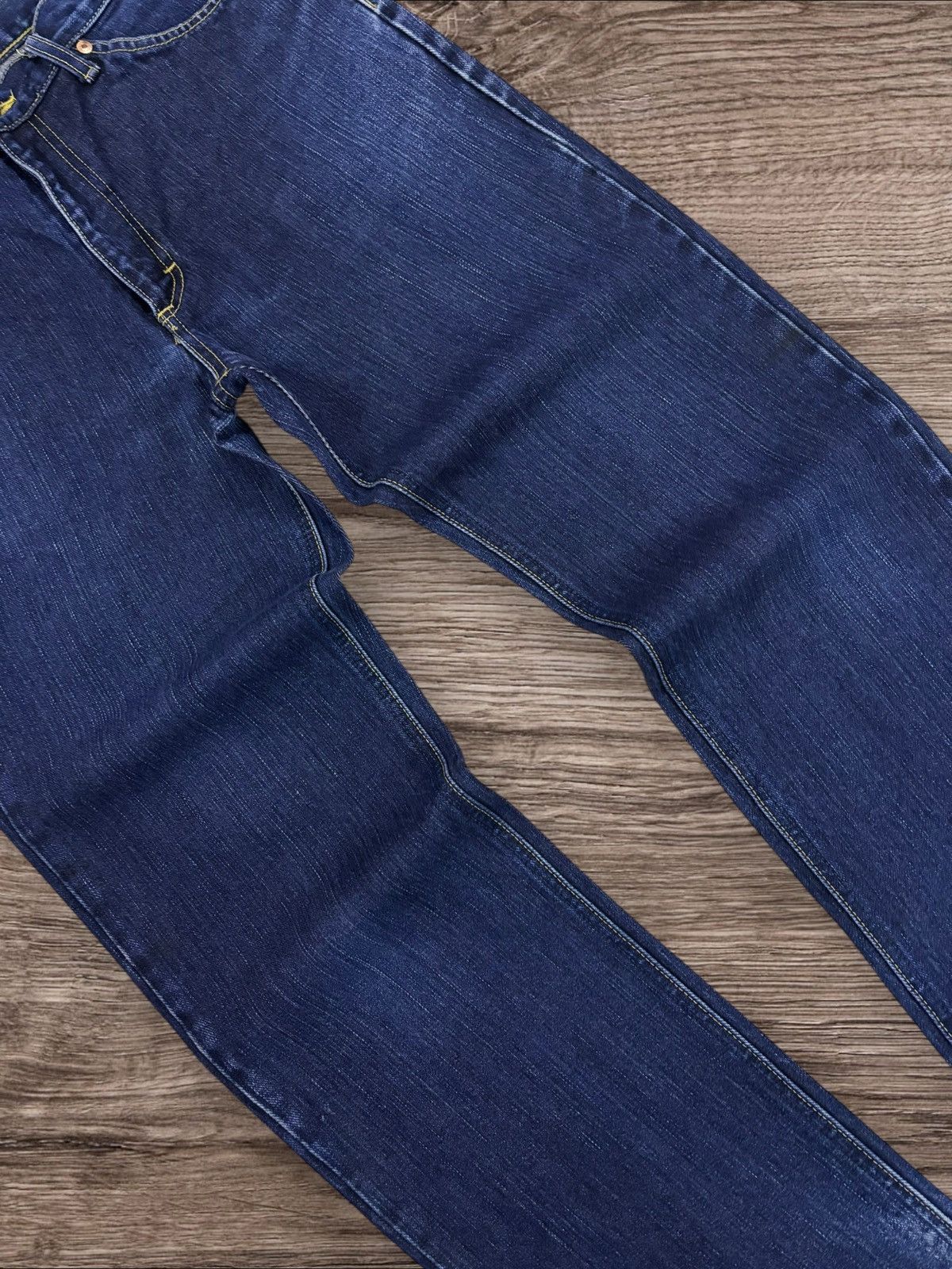 Japan Blue Jeans Lee Riders Japan LEE Relaxed Straight Fit Jeans Size US 33 - 3 Thumbnail