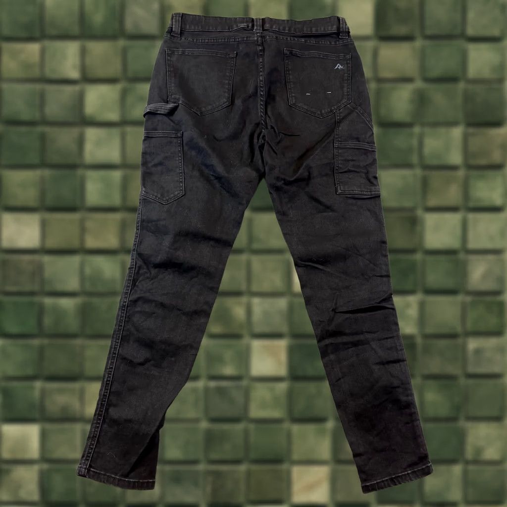 Denime Ridgecut Jeans Women's 16 Black Denim Dark Wash Carpenter 5-Pocket Regular Fit Jeans Size 38" / US 16 / IT 52 - 1 Thumbnail
