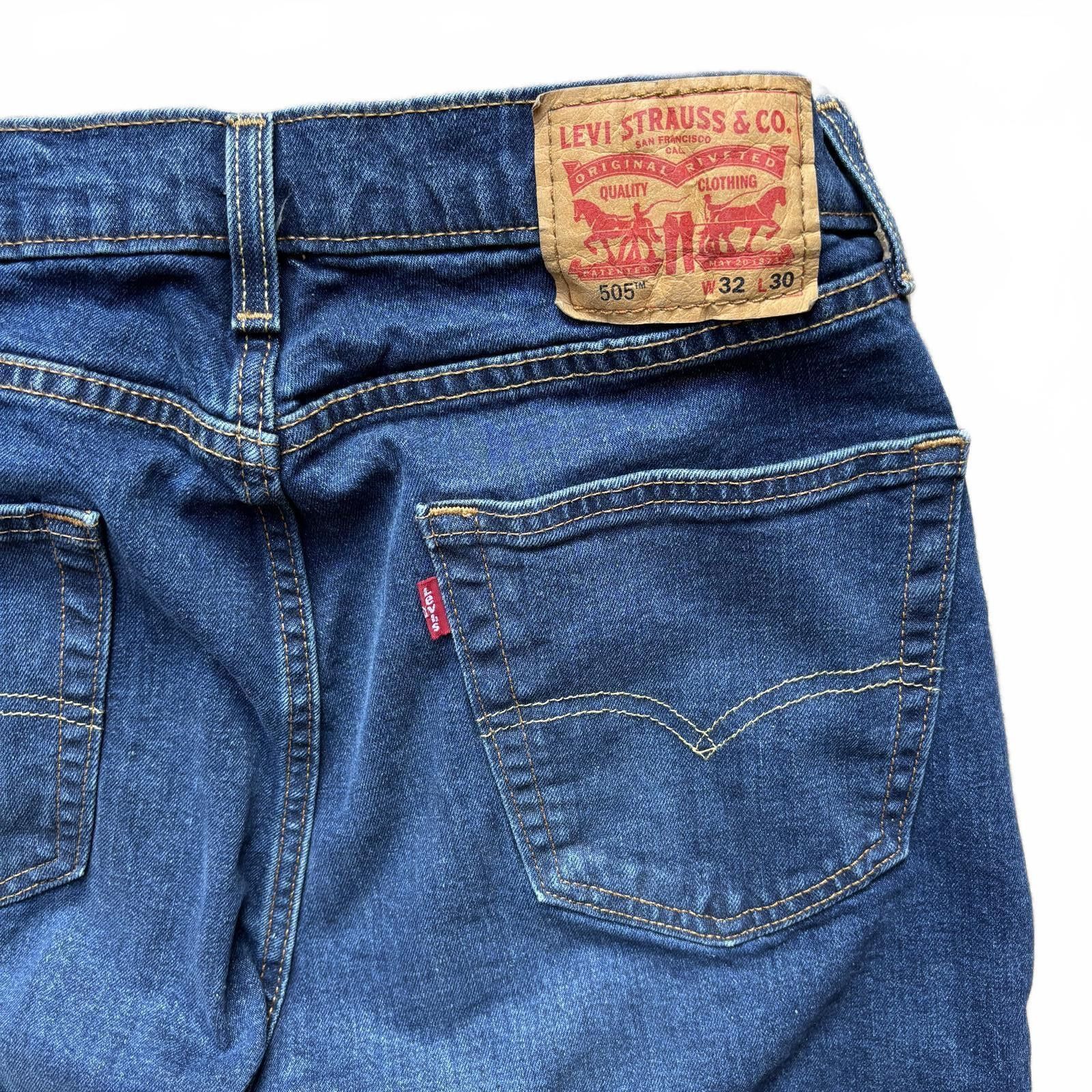 Levi's Levi's 505 Regular Fit Jeans 32x30 - Medium Wash Size US 32 / EU 48 - 5 Thumbnail