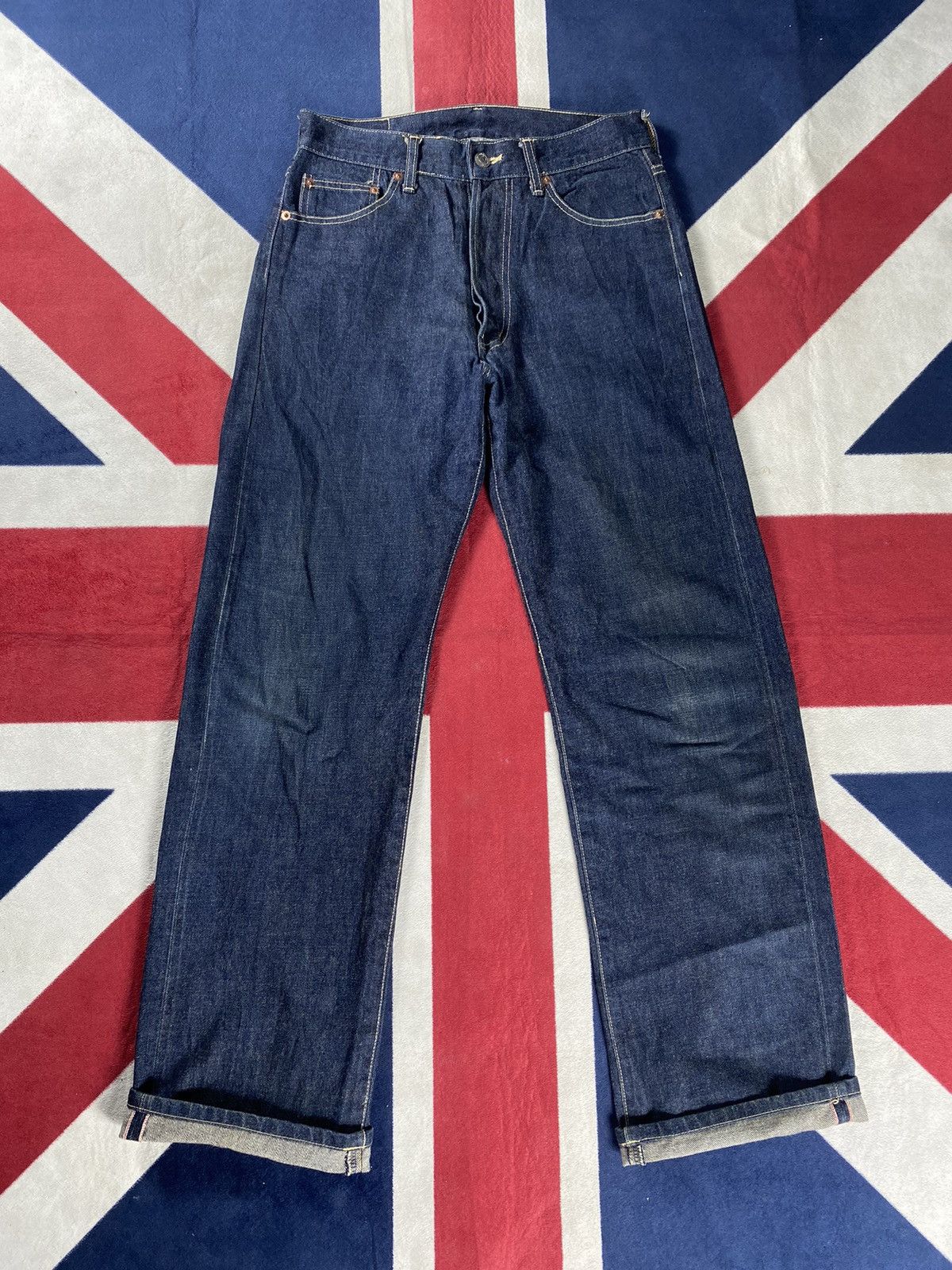 Japanese Brand Japanese Brand Denim Buckle Back Sevedge Size 27" / US 4 / IT 40 - 1 Thumbnail