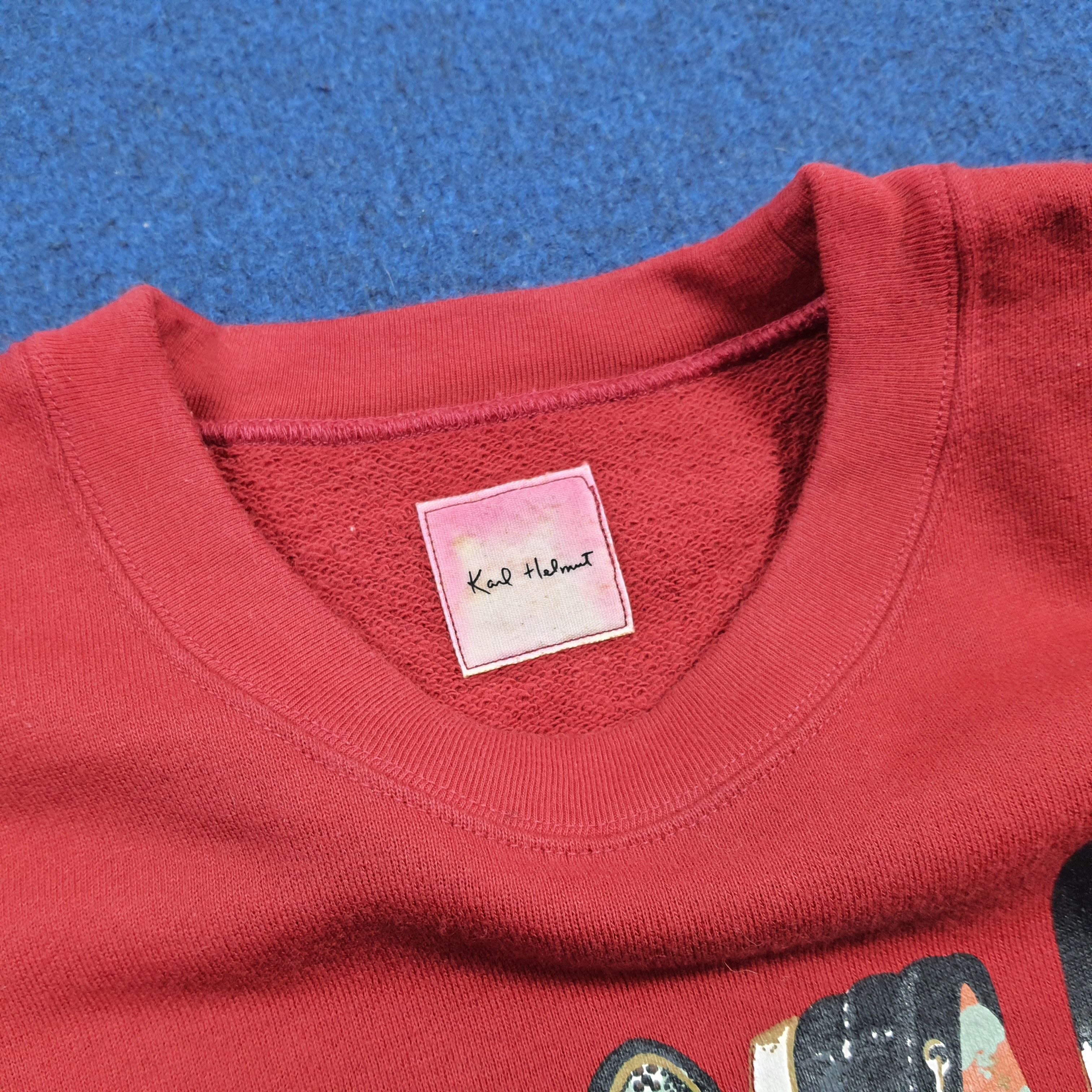 Karl Helmut Vintage Karl Helmut Designer Graphic Sweatshirt C295N3 Size US M / EU 48-50 / 2 - 5 Thumbnail