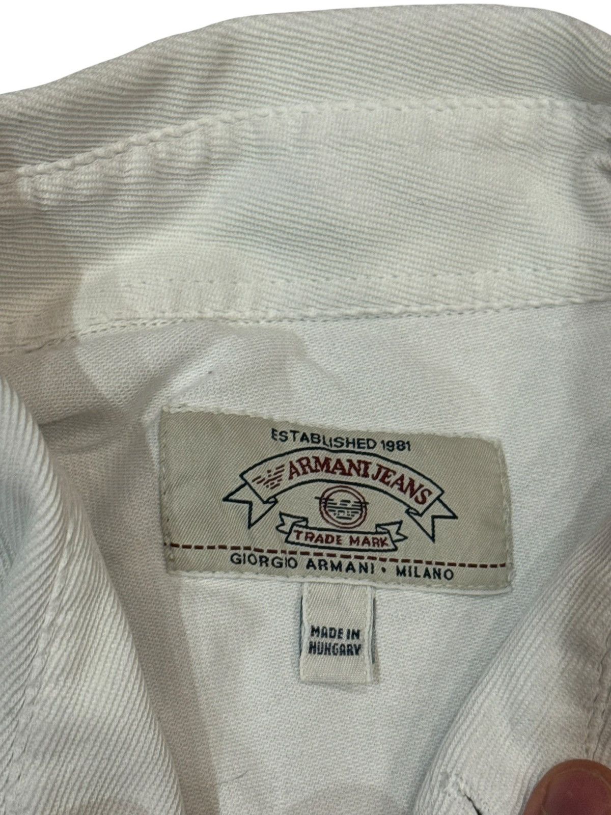 Giorgio Armani Armani Jeans Giorgio Armani Button Down Shirt Medium Size US M / EU 48-50 / 2 - 2 Thumbnail