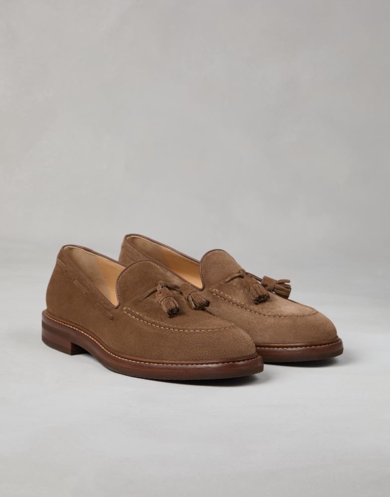 Brunello Cucinelli o1w1db10825 Pair Of Loafers in Brown Size US 10 / EU 43 - 2 Thumbnail