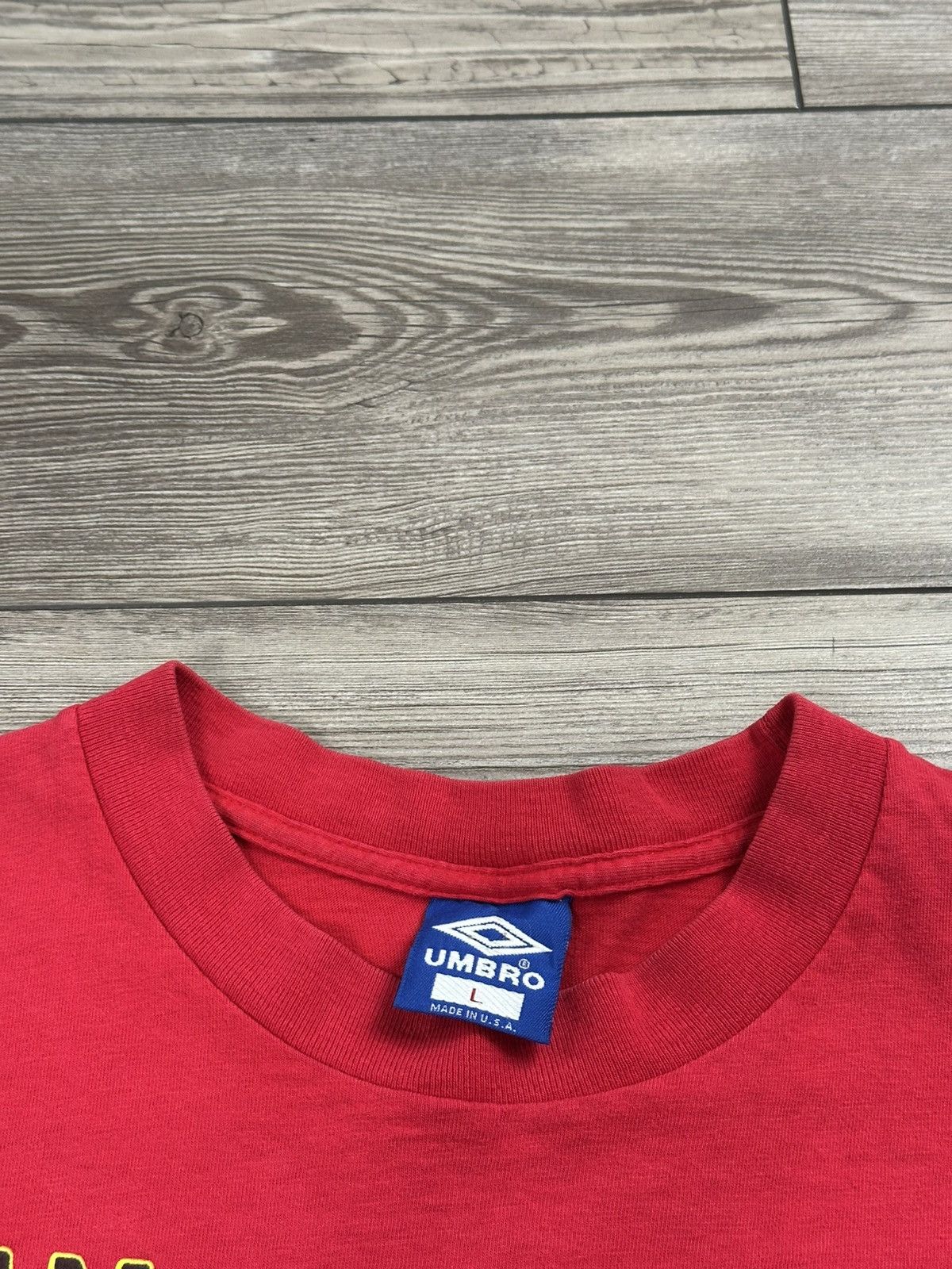 Umbro Vintage 90’s Umbro Manchester United T Shirt Size US L / EU 52-54 / 3 - 6 Thumbnail