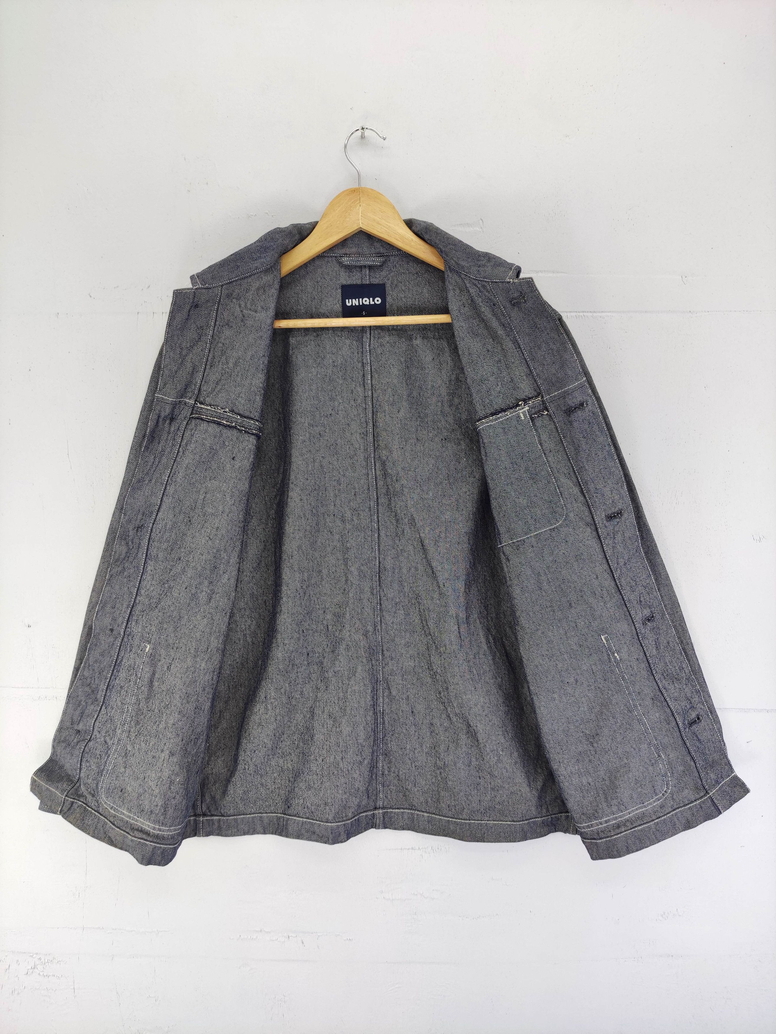 Uniqlo Vintage Uniqlo Denim Chore Jacket Button Up Size US M / EU 48-50 / 2 - 3 Thumbnail