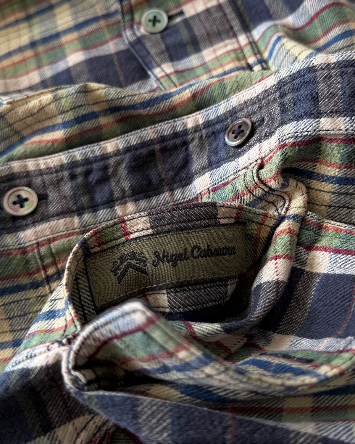 Nigel Cabourn NIGEL CABOURN CHECK REVERSIBLE SHIRT Size US M / EU 48-50 / 2 - 10 Thumbnail