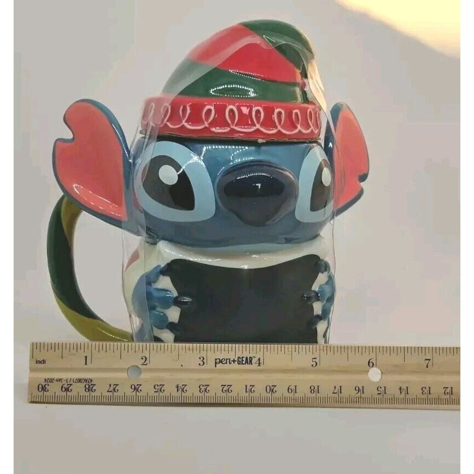Disney NIB Disney Holiday Stitch Figurine Chalkboard Christmas List Size ONE SIZE - 4 Thumbnail