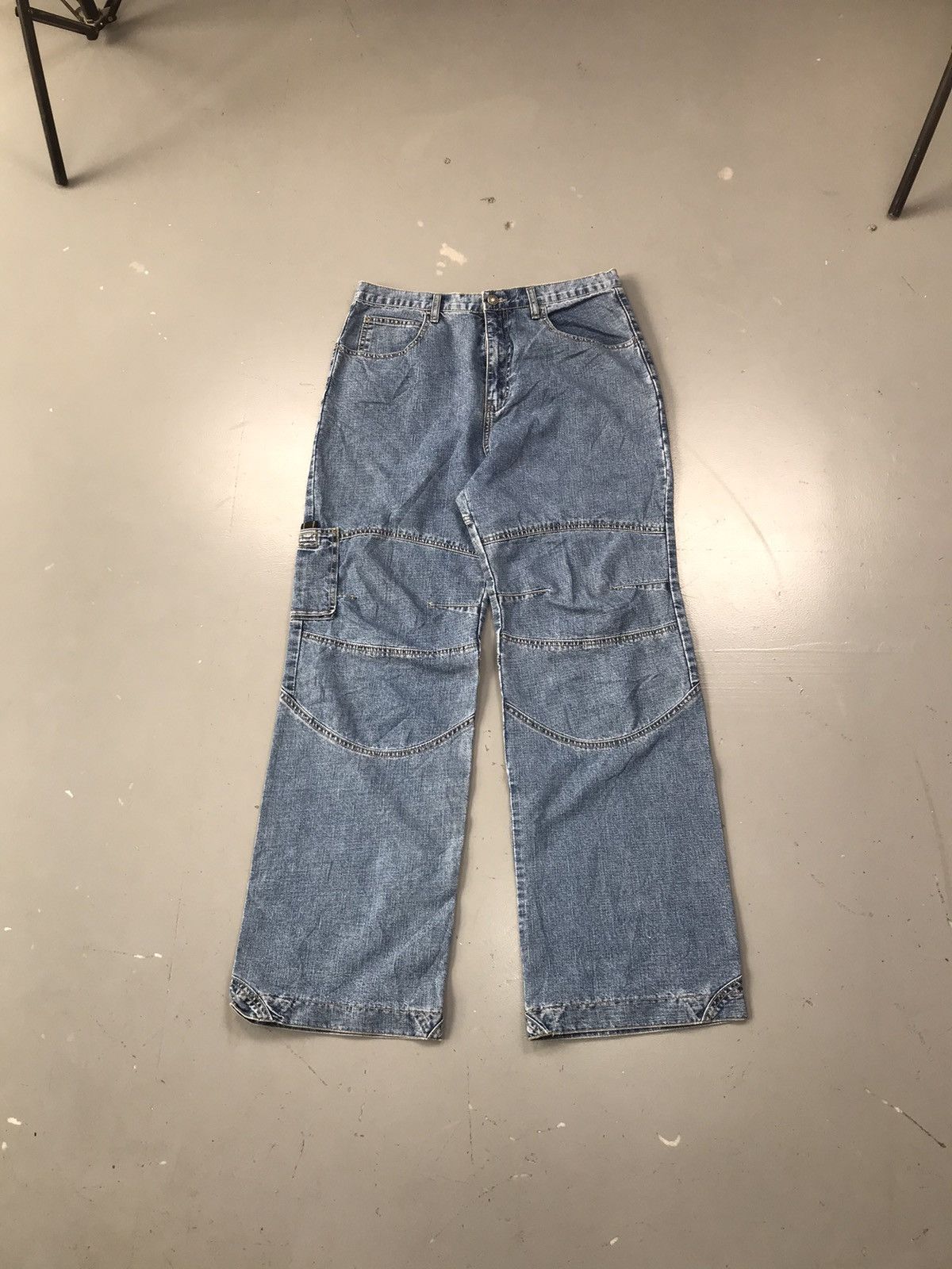 JNCO × Southpole × Vintage Vintage Go southern big pocket SpellOut denim Size US 34 / EU 50 - 2 Thumbnail