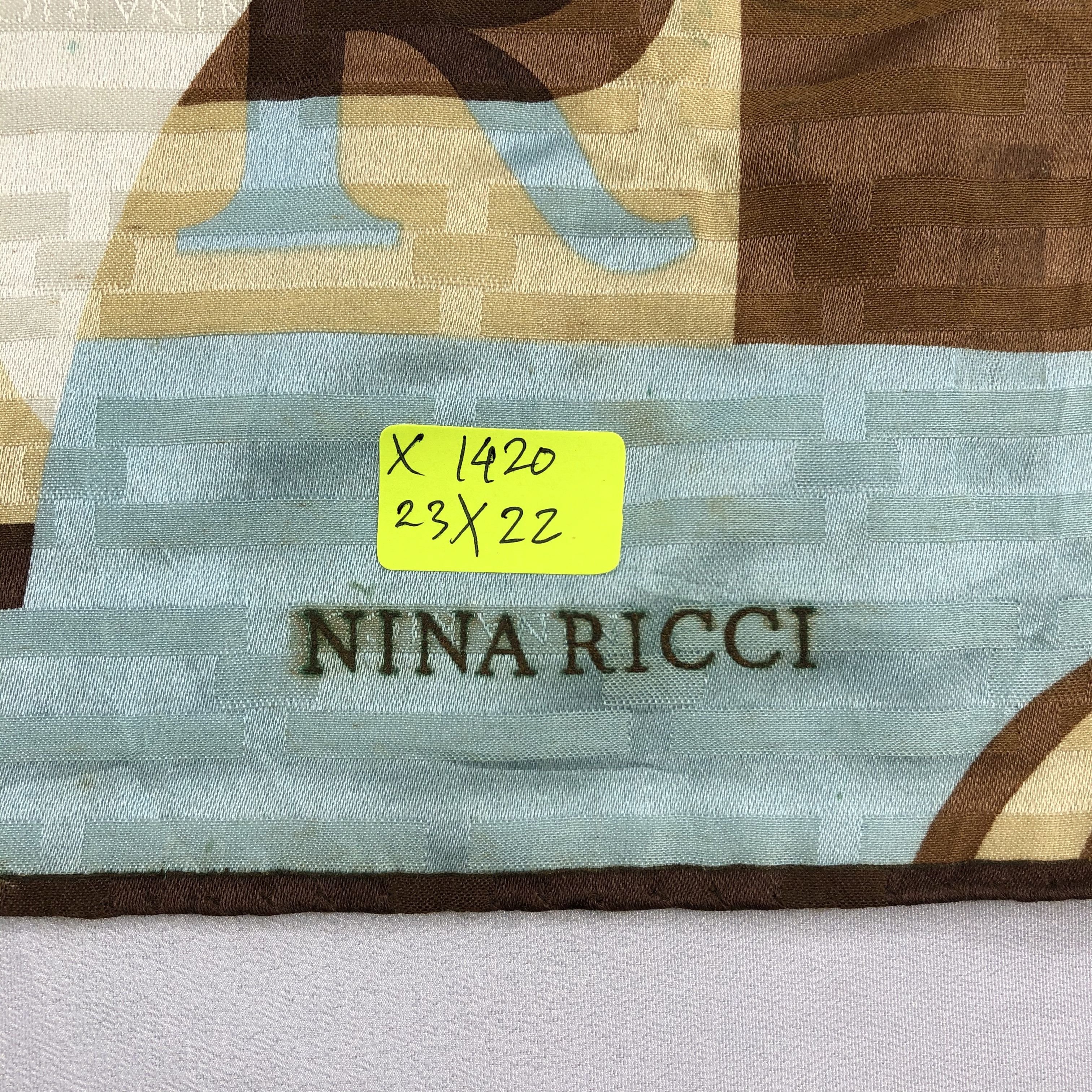 Nina Ricci Vintage Nina Ricci Silk Scarf Size ONE SIZE - 5 Thumbnail