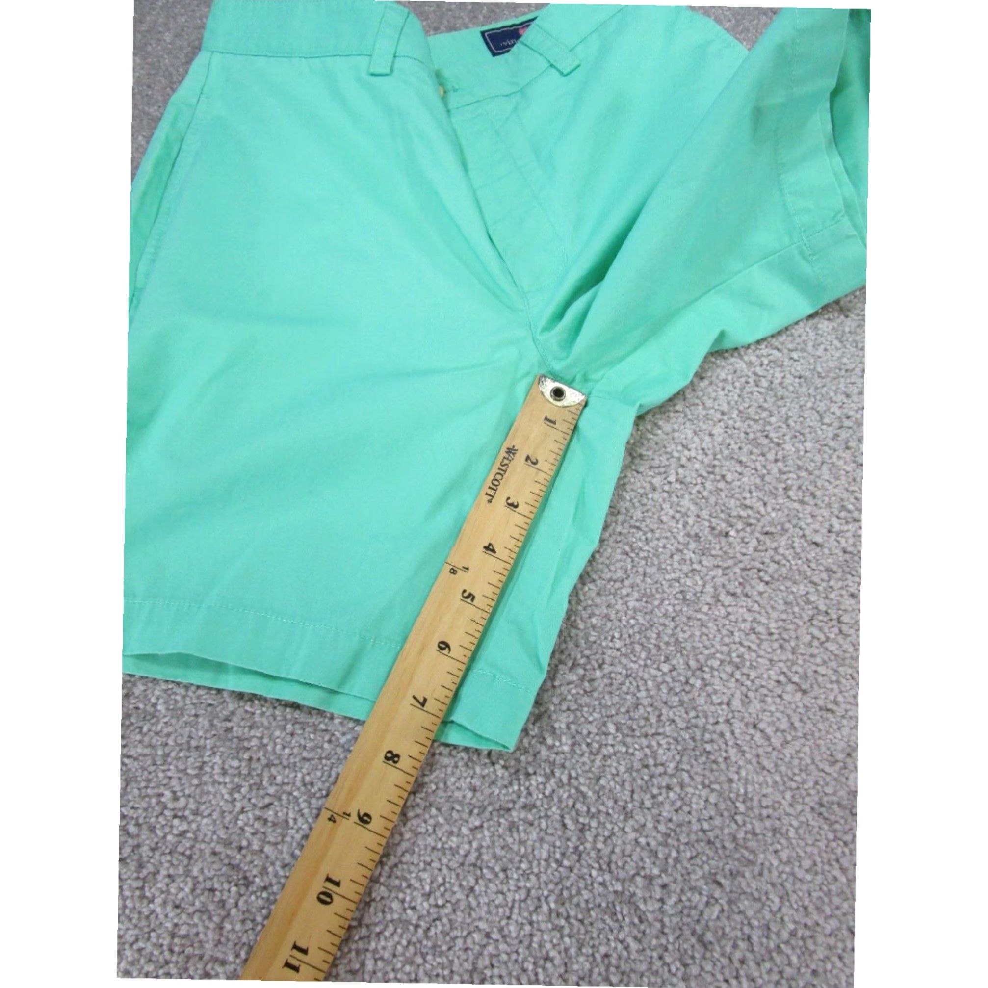 Vineyard Vines Vineyard Vines Mens 30 Extra Large XL Green Blue Cotton Twill Chinos Golf Size US 30 / EU 46 - 3 Thumbnail