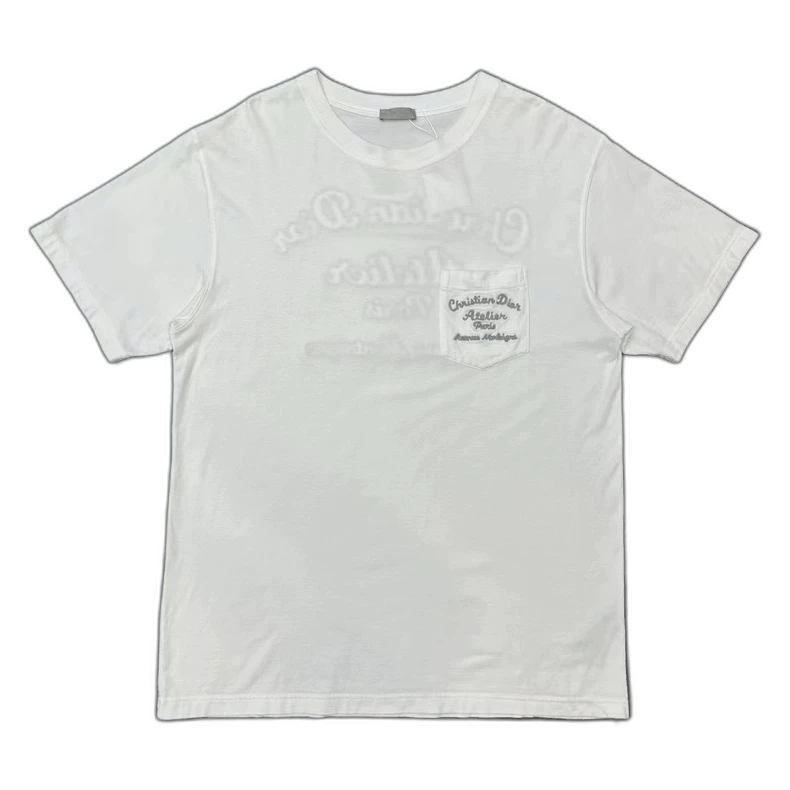 Dior Christian Dior Embroidered Slogan Short Sleeve TShirt-2506 Size US L / EU 52-54 / 3 - 1 Thumbnail