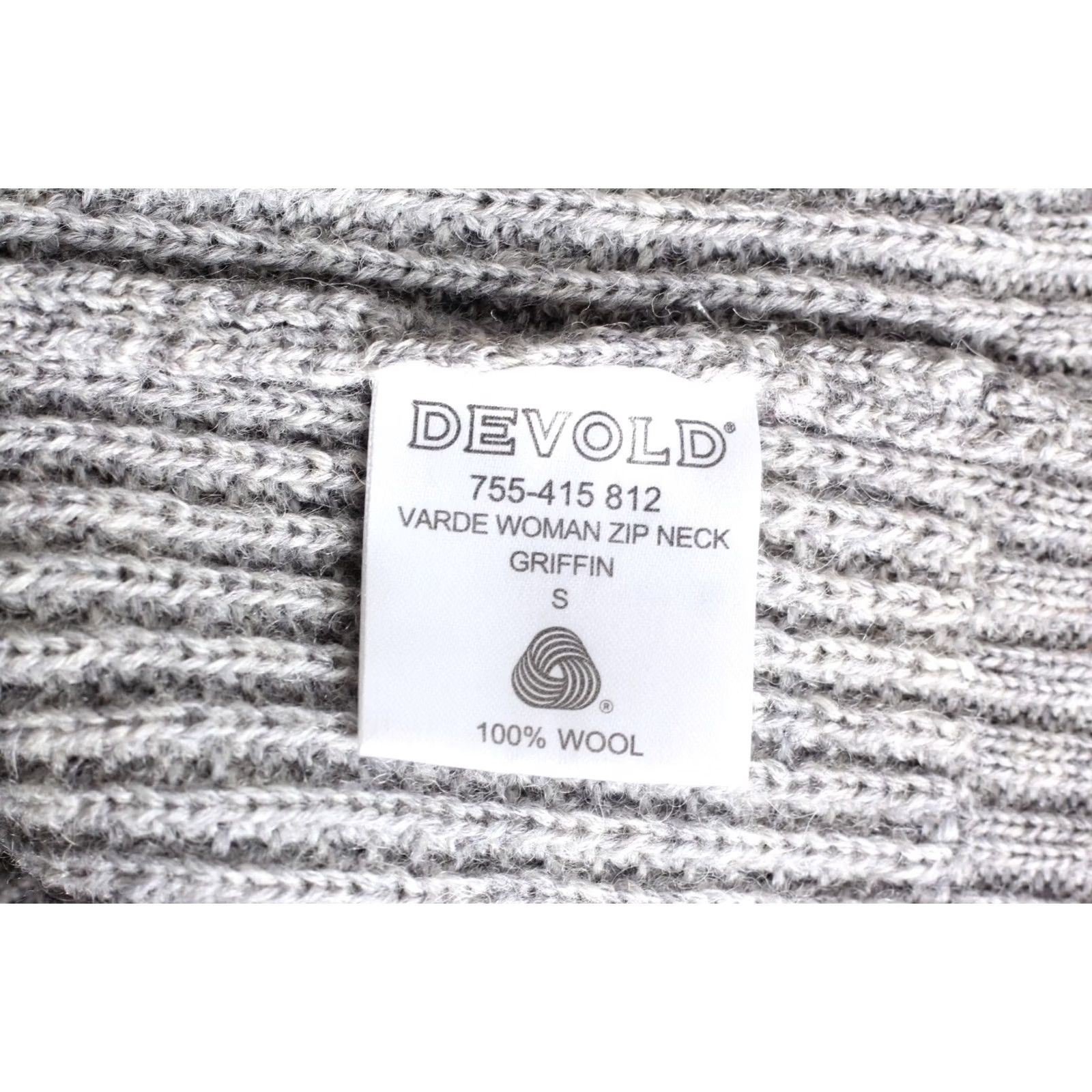 Vintage VINTAGE DEVOLD Nordic Jumper Wool Griffin Varde Zip Neck Women Size S Grey High Neck 1/4 Zip Pullover 100% Wool Mens? Size S / US 4 / IT 40 - 6 Thumbnail