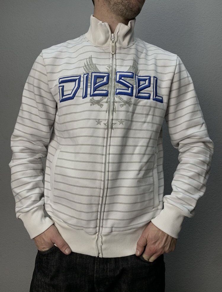 Diesel Vintage Big Logo Diesel Zip-hoodie Y2K Swetshirt Size US L / EU 52-54 / 3 - 2 Thumbnail