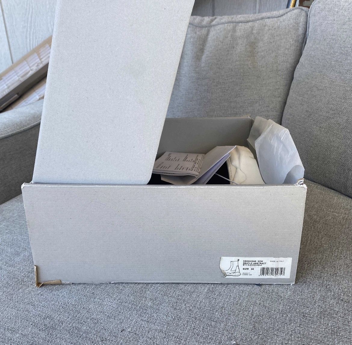 Rick Owens × Rick Owens Drkshdw RICK OWENS DRKSHDW Gethsemane Beatle Abstract Boots Size US 5.5 / EU 38 - 6 Thumbnail