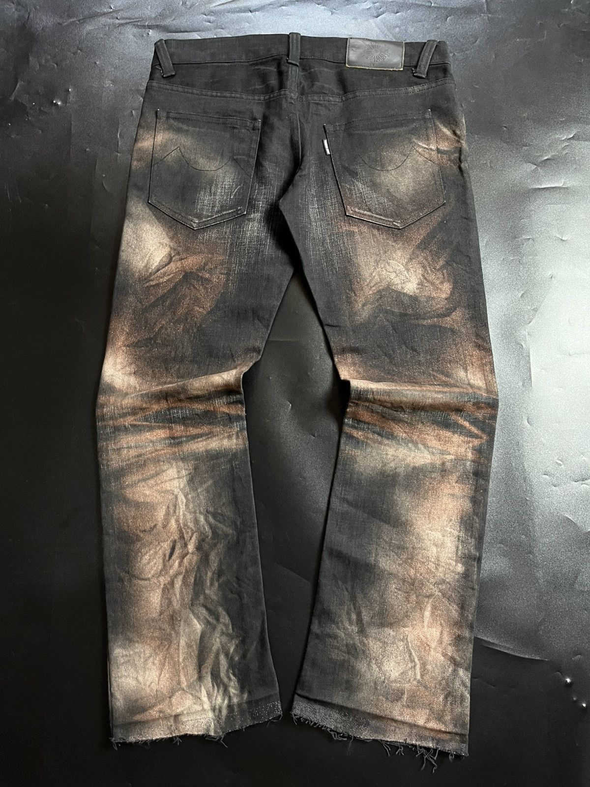 Le Grande Bleu (L.G.B.) 🖤 BINDING OFFER 🖤 tornado mart mudmax flare jeans Size US 31 - 2 Thumbnail