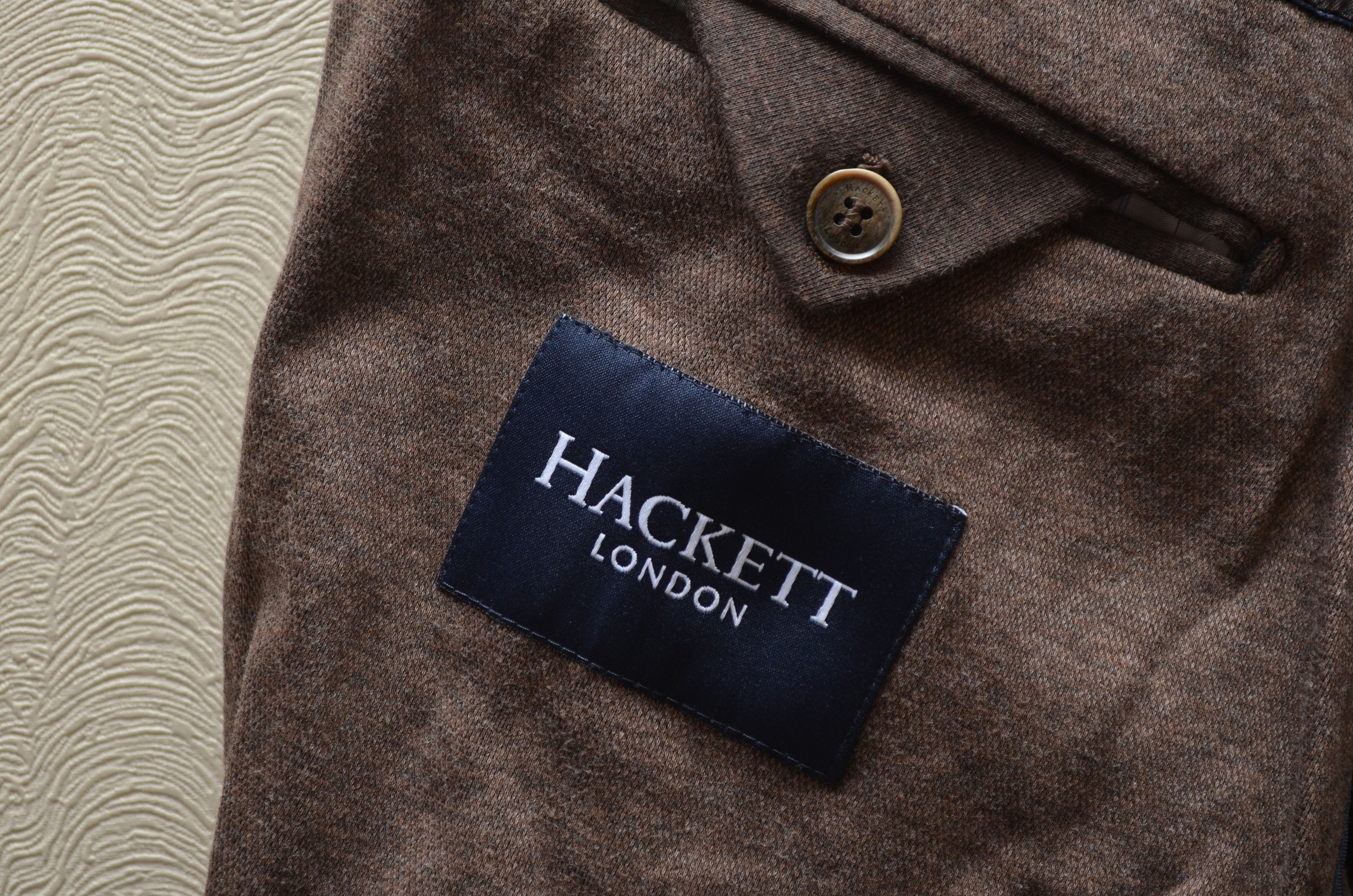 Hackett HACKETT London Jersey Stretch Cotton Blazer Jacket Size 46R Size 46R - 8 Thumbnail