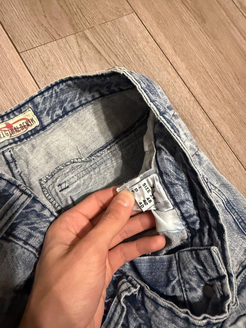 Other Y2K Cargo Jeans Dycksy Size 29 Blue Avante Garde Size 29" - 5 Thumbnail