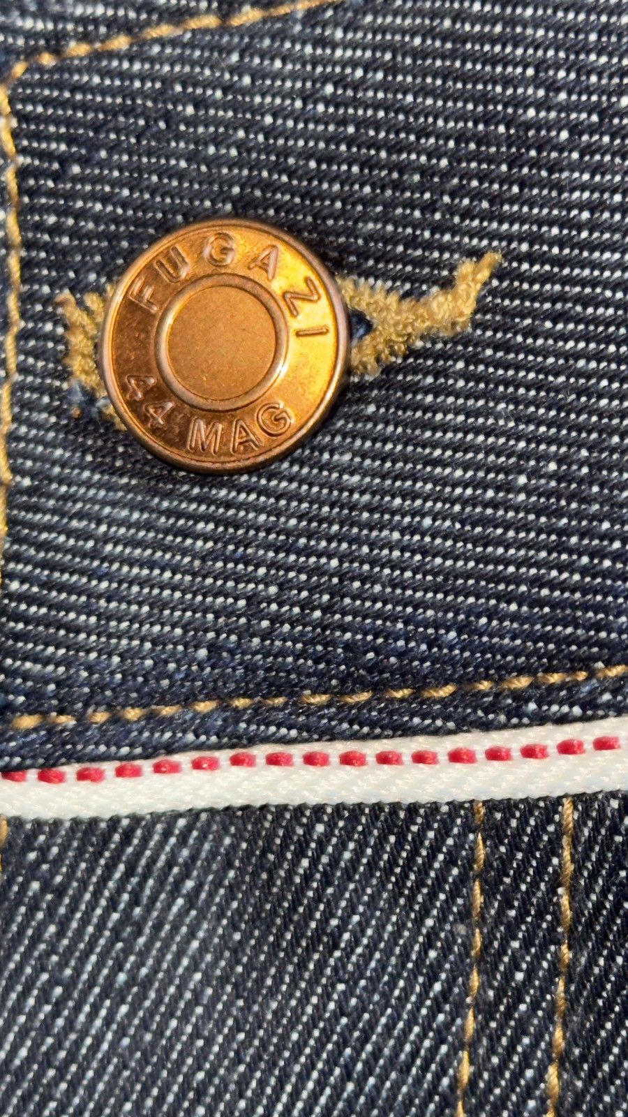 Fugazi FUGAZI “Selfish” Raw Denim Shorts Indigo/Selvedge Style Size US 28 / EU 44 - 3 Thumbnail
