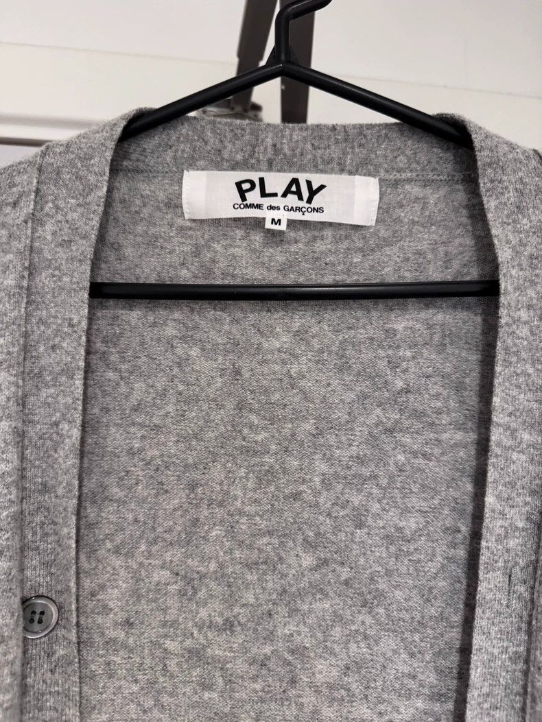 Comme des Garcons Comme Des Garcons Grey Blackheart Cardigan 2505-Nextarrow Size M / US 6-8 / IT 42-44 - 2 Thumbnail