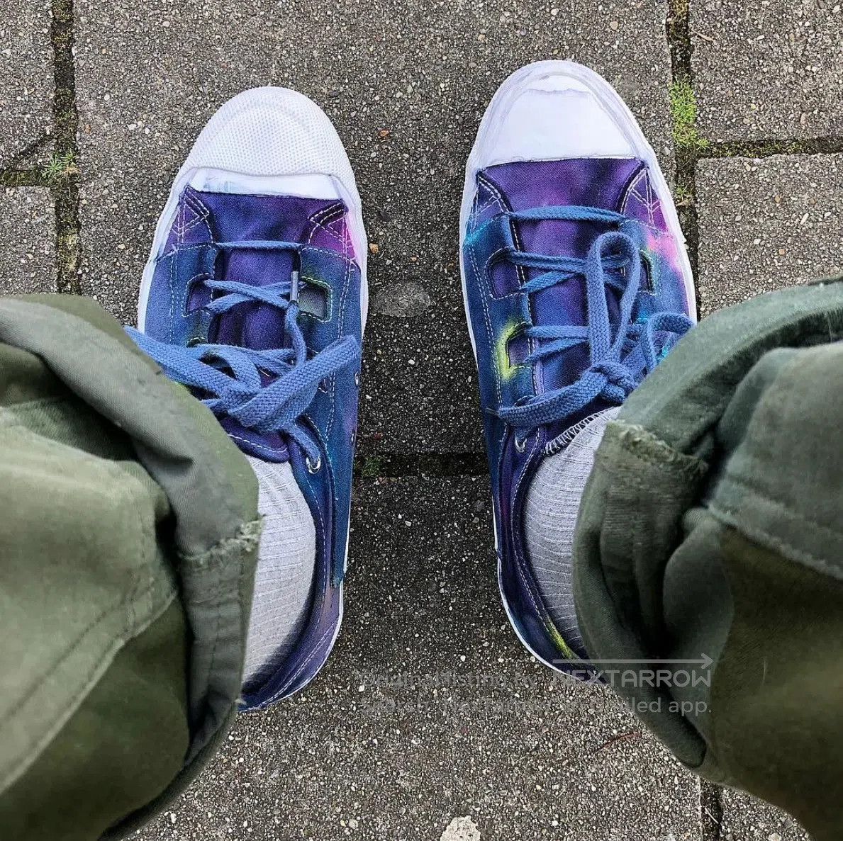 Needles needles Asymmetric Ghillie Sneaker. Size US 9.5 / EU 42-43 - 1 Thumbnail