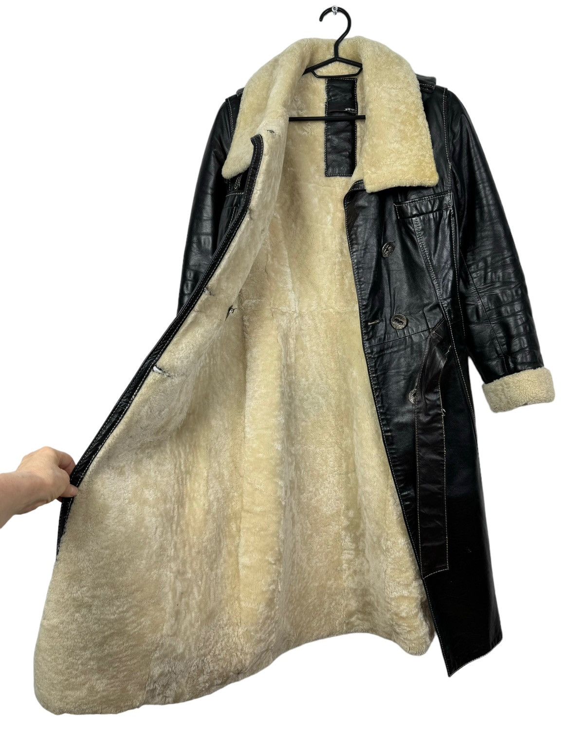 Other Jaris Genuine Leather Sheepskin Coat Belted size XS Size XS / US 0-2 / IT 36-38 - 10 Thumbnail