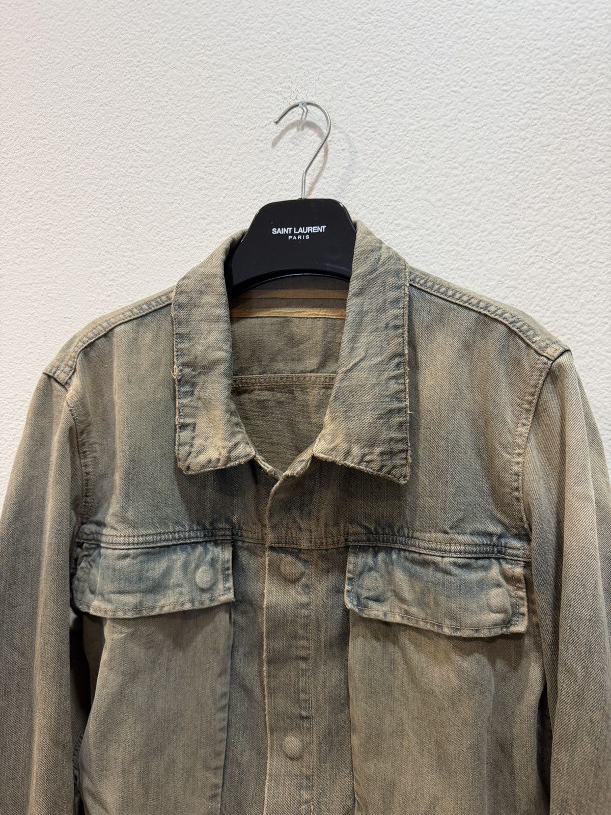 Rick Owens FW06 Dust Wash Denim Trucker Jacket XL Size US XL / EU 56 / 4 - 2 Thumbnail
