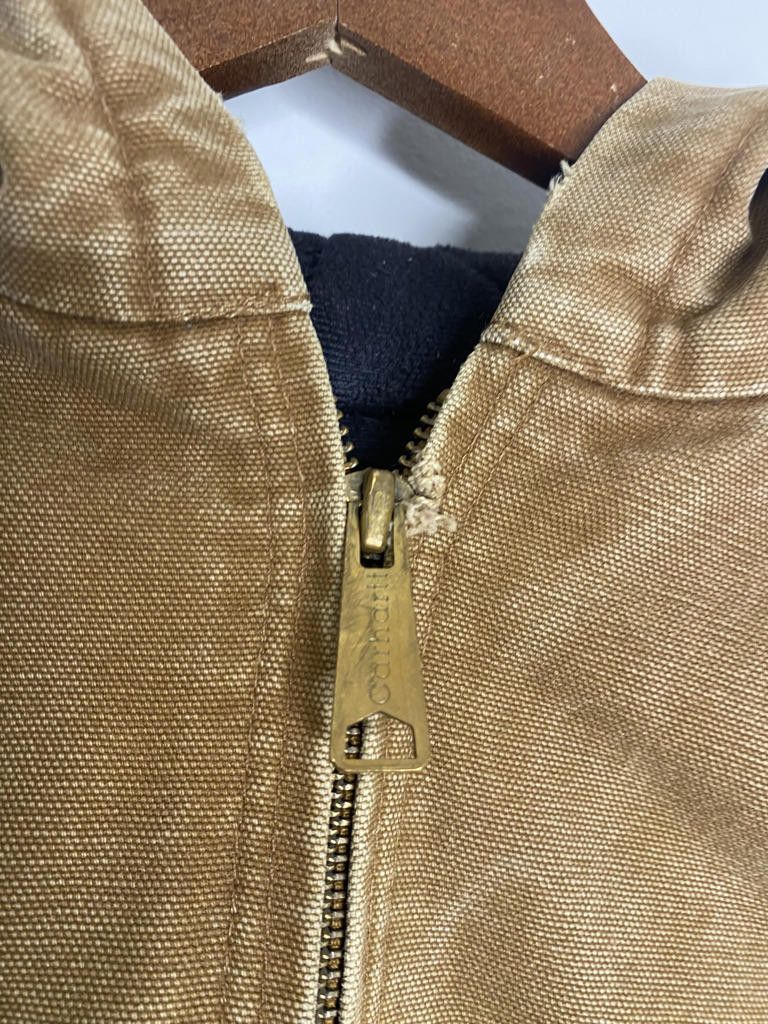 Carhartt Vintage Carhartt Brown Tan Workwear Hooded Jacket Women's XL Size XL / US 12-14 / IT 48-50 - 5 Thumbnail