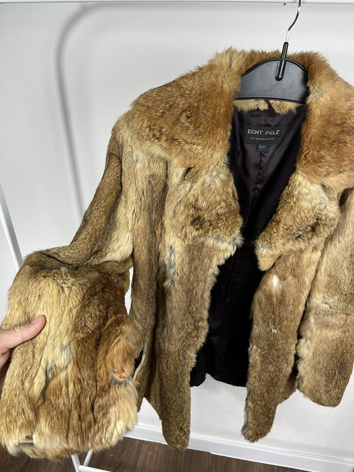 Other Vintage Real Fur Coat Women’s Size 40 Genuine Fur Jacket Size M / US 6-8 / IT 42-44 - 9 Thumbnail