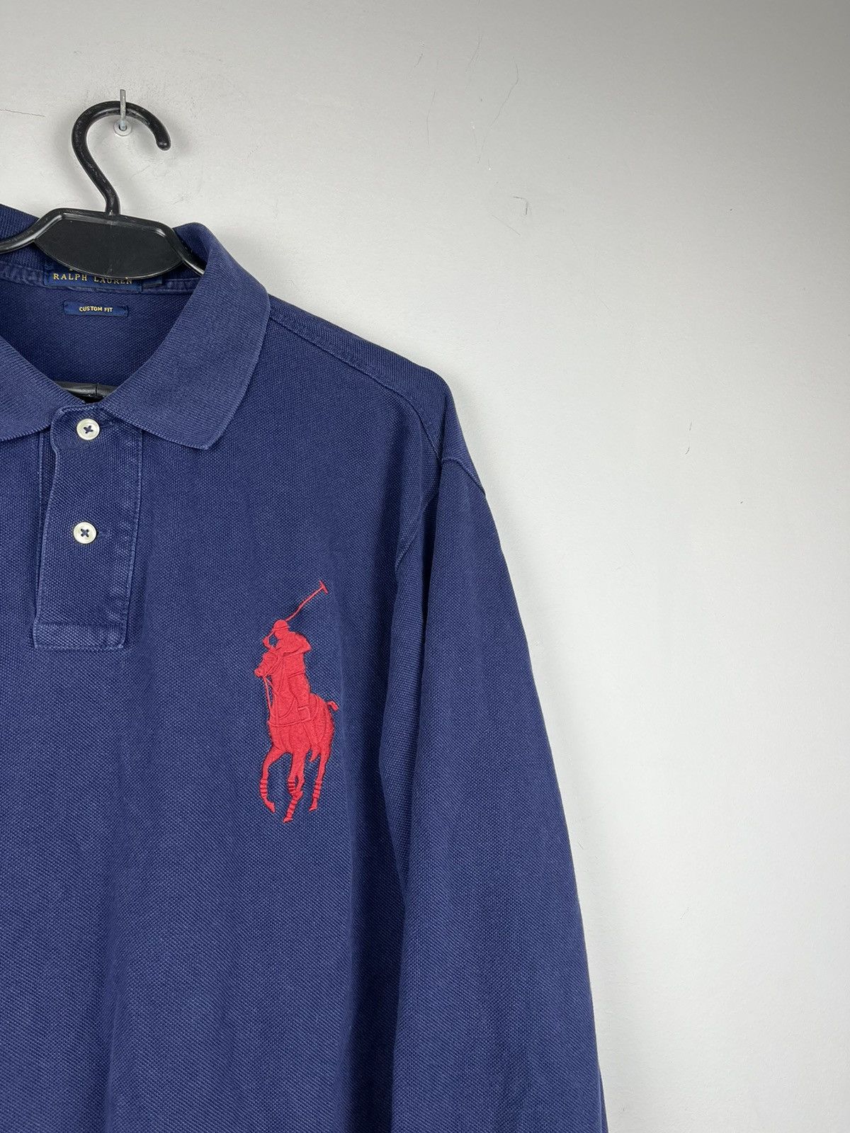 Polo Ralph Lauren × Vintage Polo Ralph Lauren big pony #3 polo longsleeve Size US XL / EU 56 / 4 - 3 Thumbnail