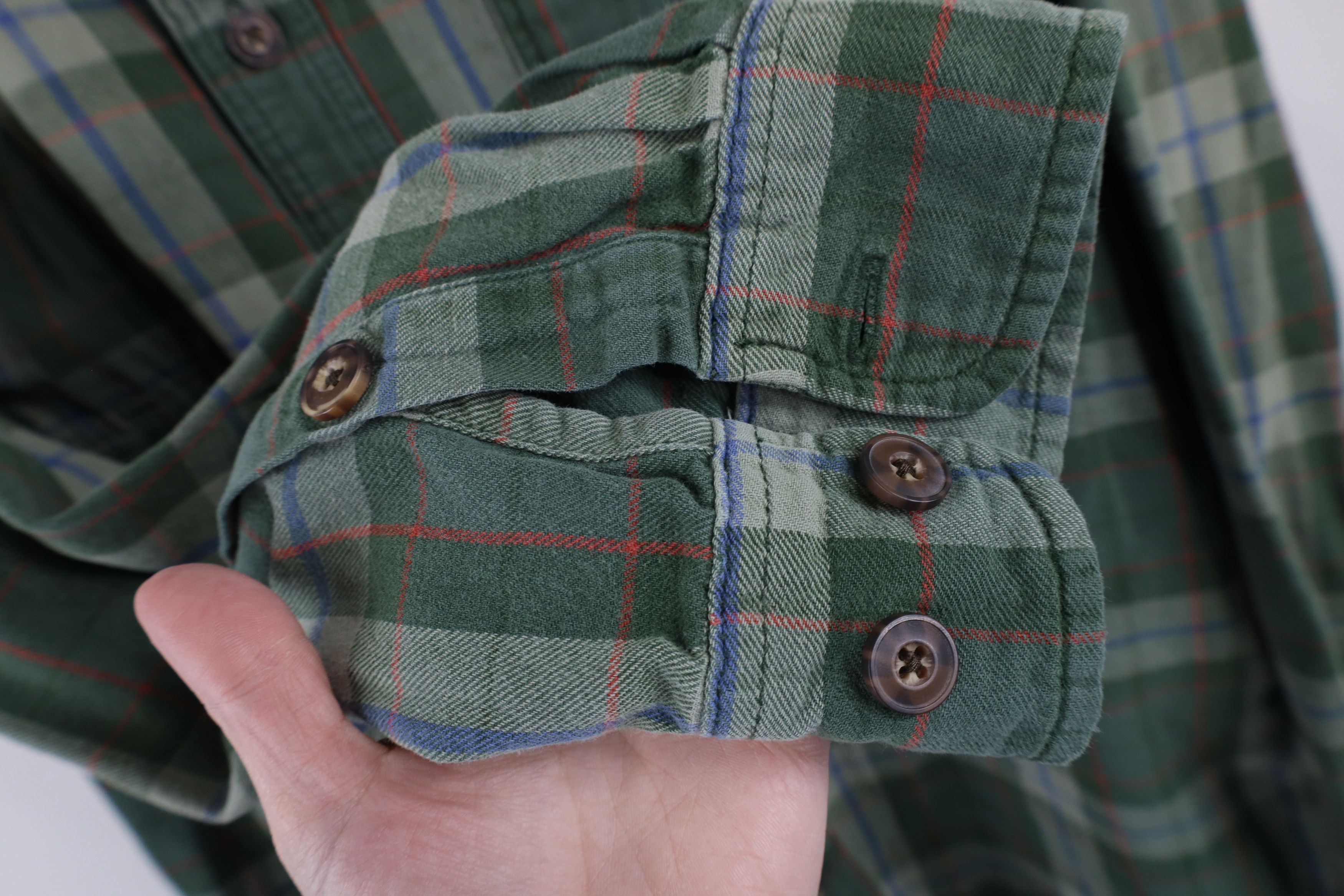 Duluth Trading Company × Vintage Duluth Trading Co Collared Button Down Shirt Green Plaid Size US XL / EU 56 / 4 - 5 Thumbnail