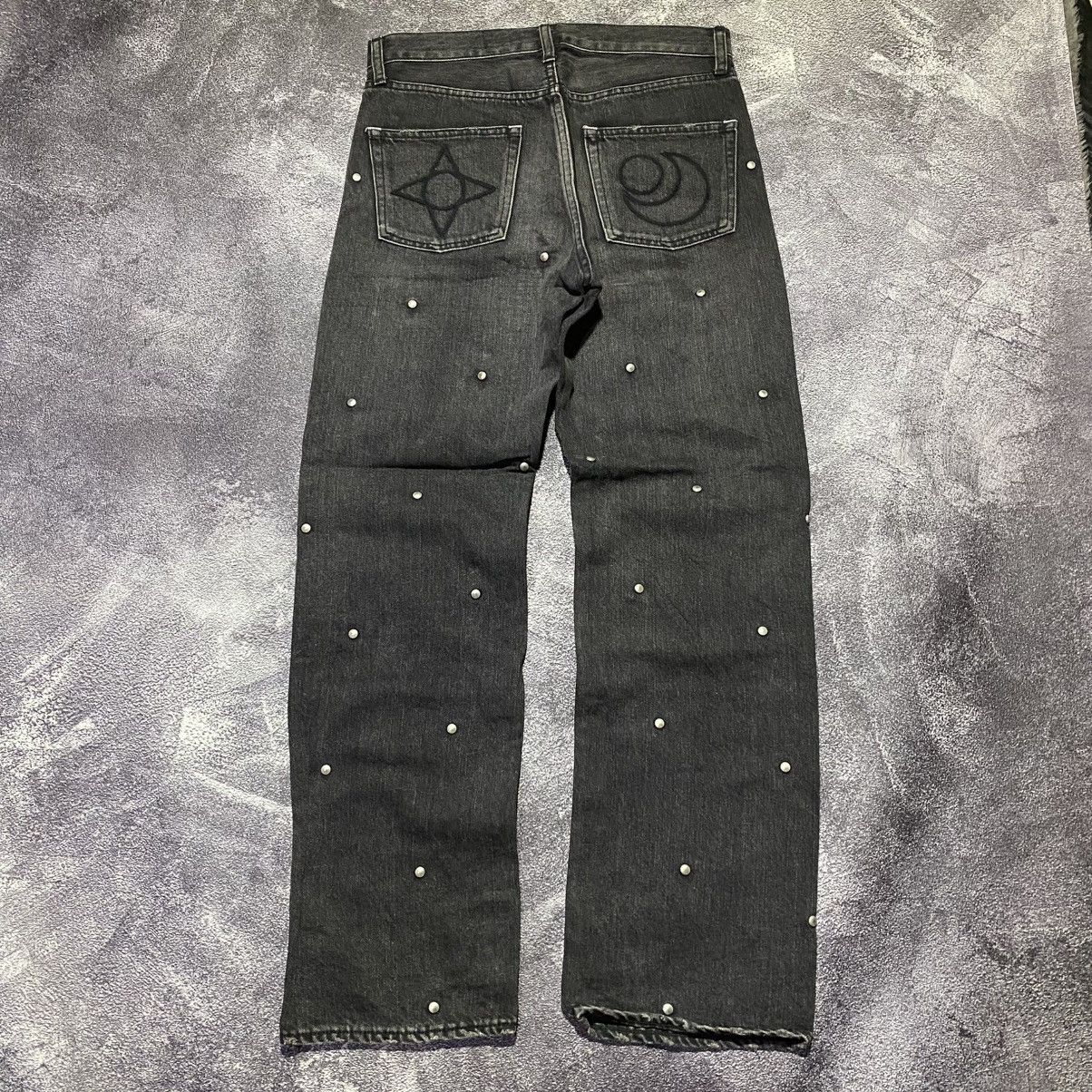 If Six Was Nine × KIN × Le Grande Bleu (L.G.B.) STUDDED JEANS PANTS BY KIN JAPANESE BRAND Size US 30 / EU 46 - 8 Thumbnail