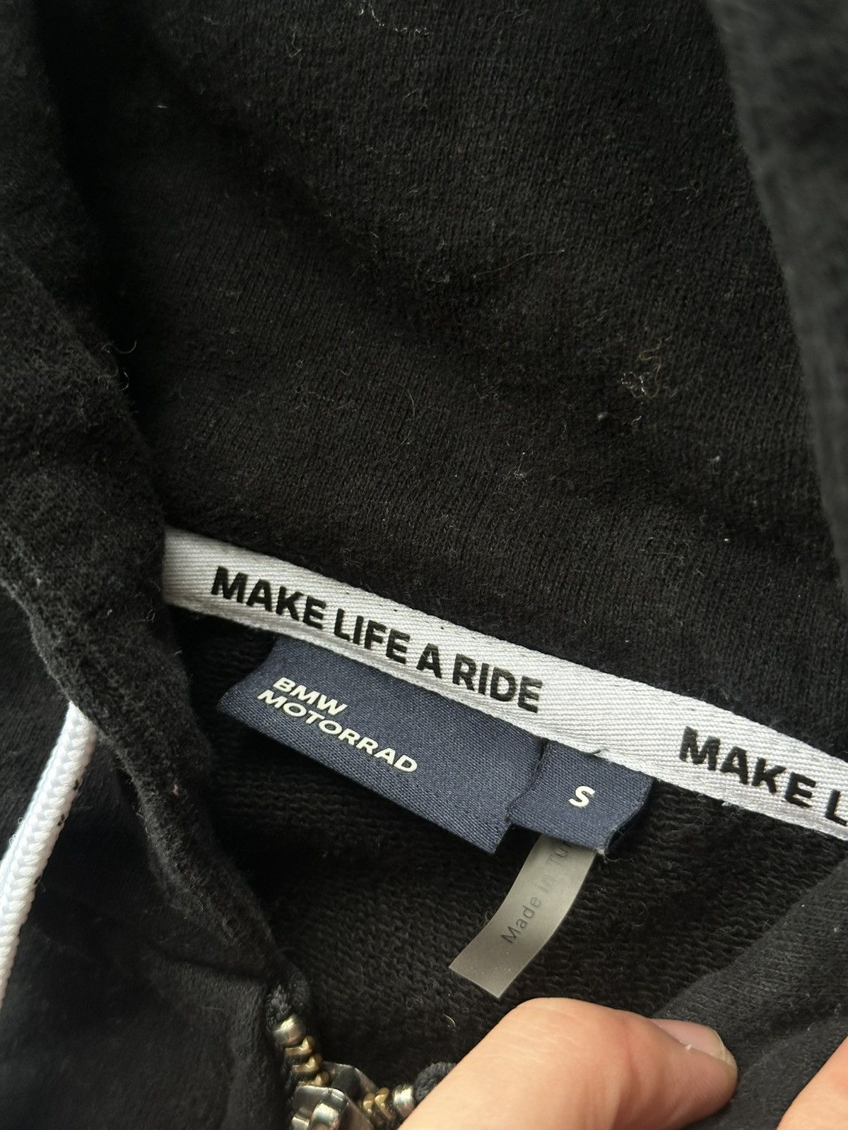 Vintage 🚨RARE BMW MOTORRAD BIG LOGO ZIP HOODIE RACING Size US S / EU 44-46 / 1 - 6 Thumbnail