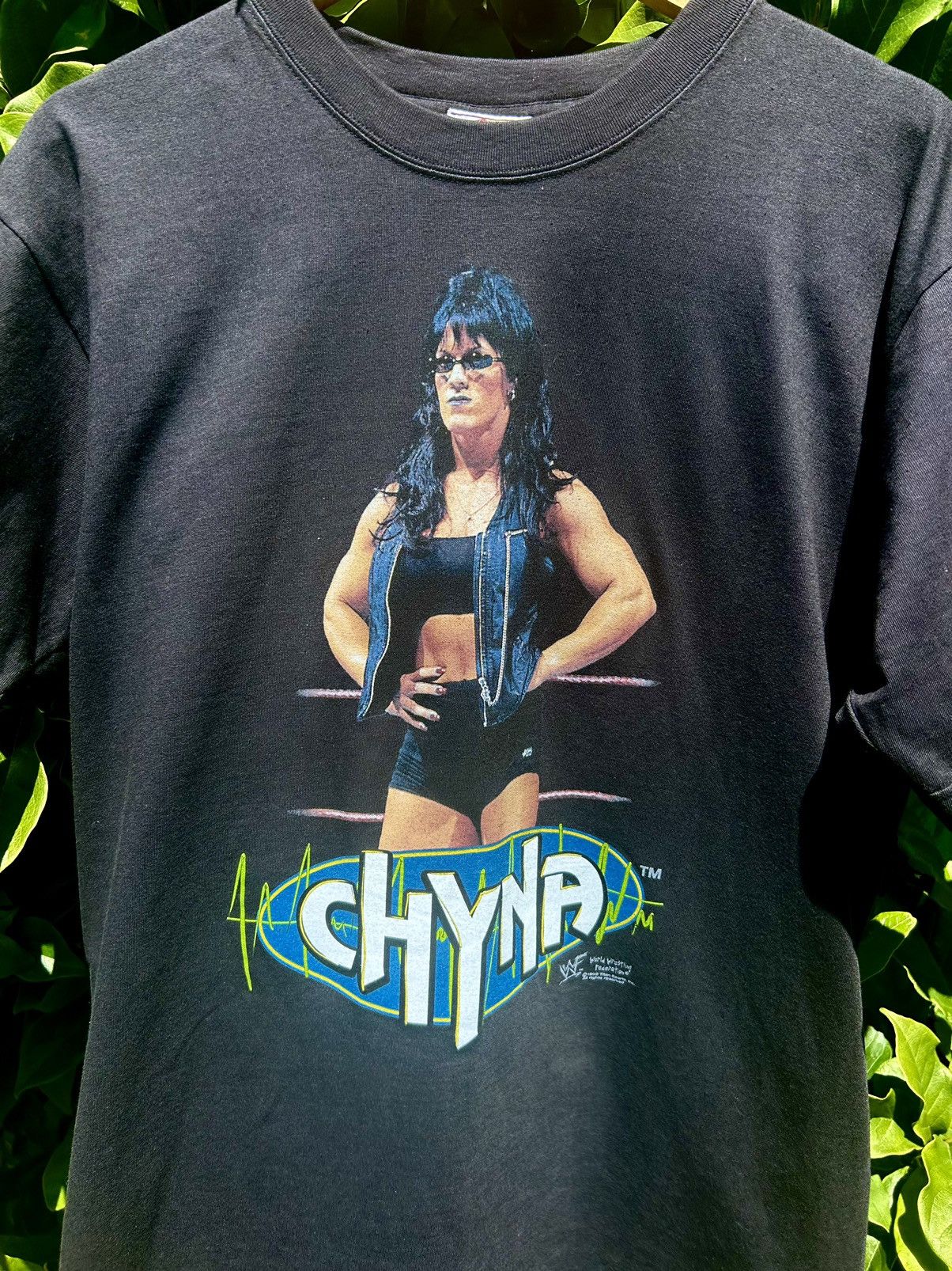 WWE Extremely Rare 1999 Chyna WWF T-Shirt Size US L / EU 52-54 / 3 - 2 Thumbnail