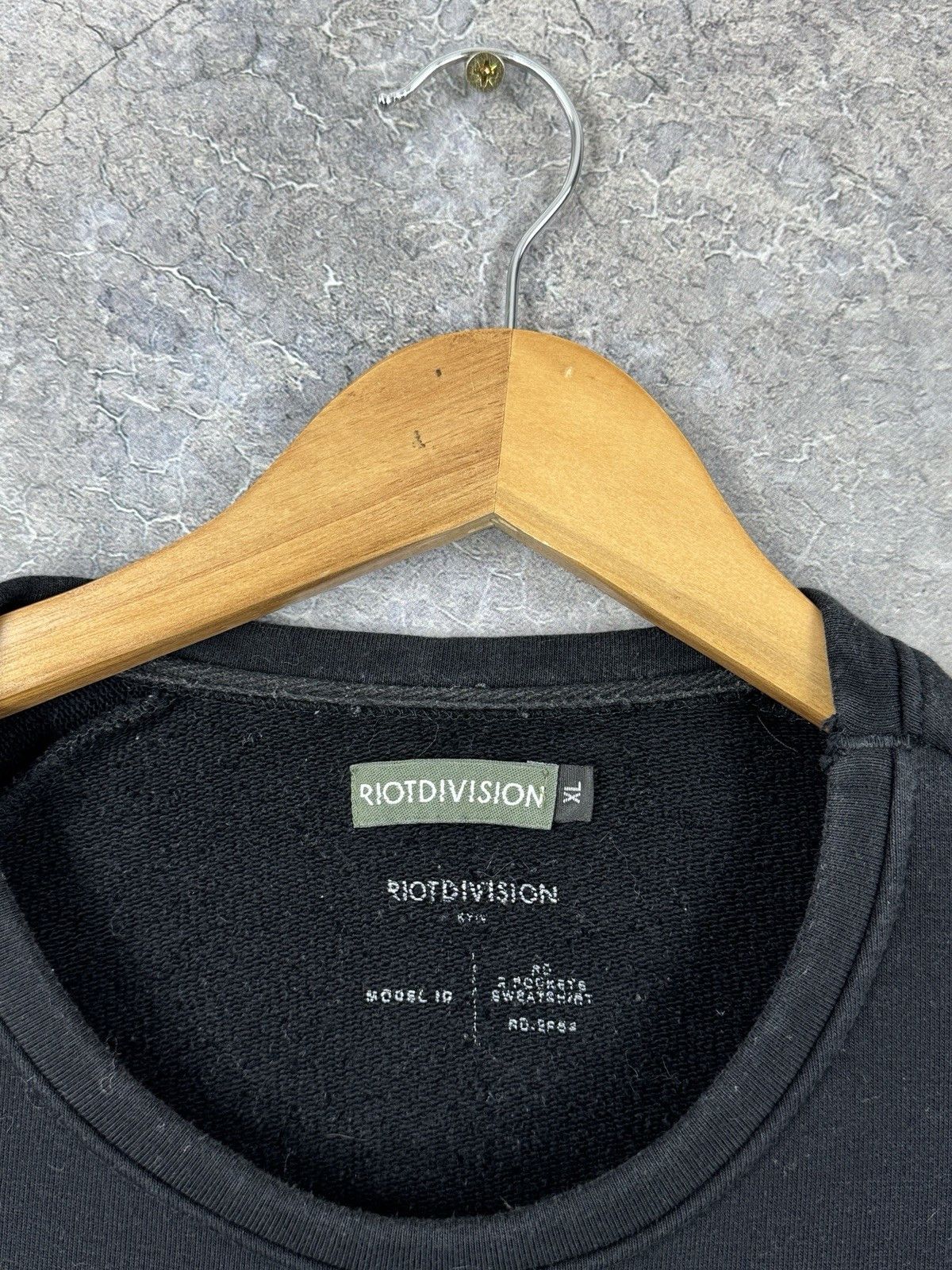 Riot Division Riot Division 2 Pockets Black Techwear Vintage Sweatshirt Size US XL / EU 56 / 4 - 3 Thumbnail
