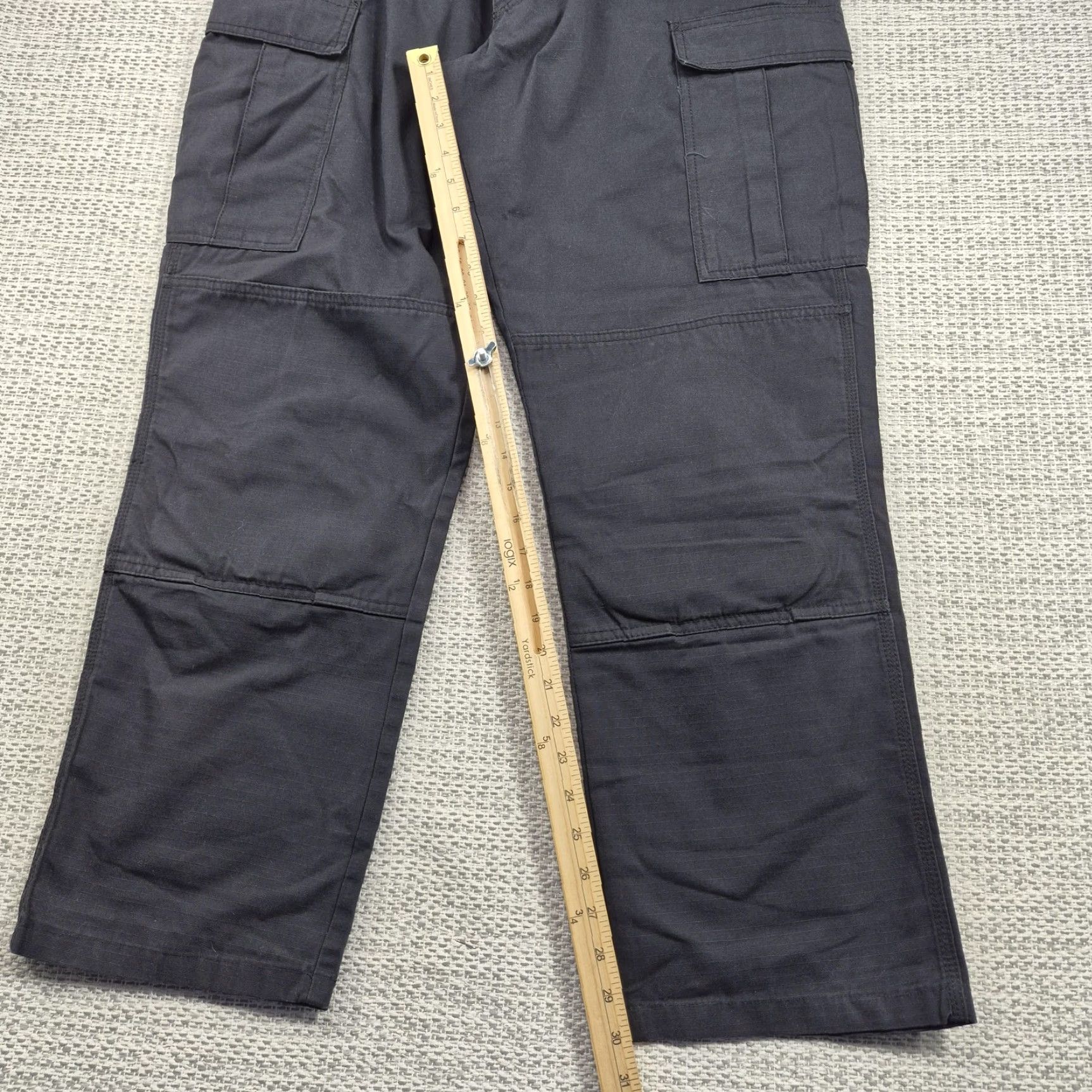 Vintage 5.11 Tactical Ripstop Pants Mens L Black Cargo Workwear Knee Pads Size US 33 - 5 Thumbnail