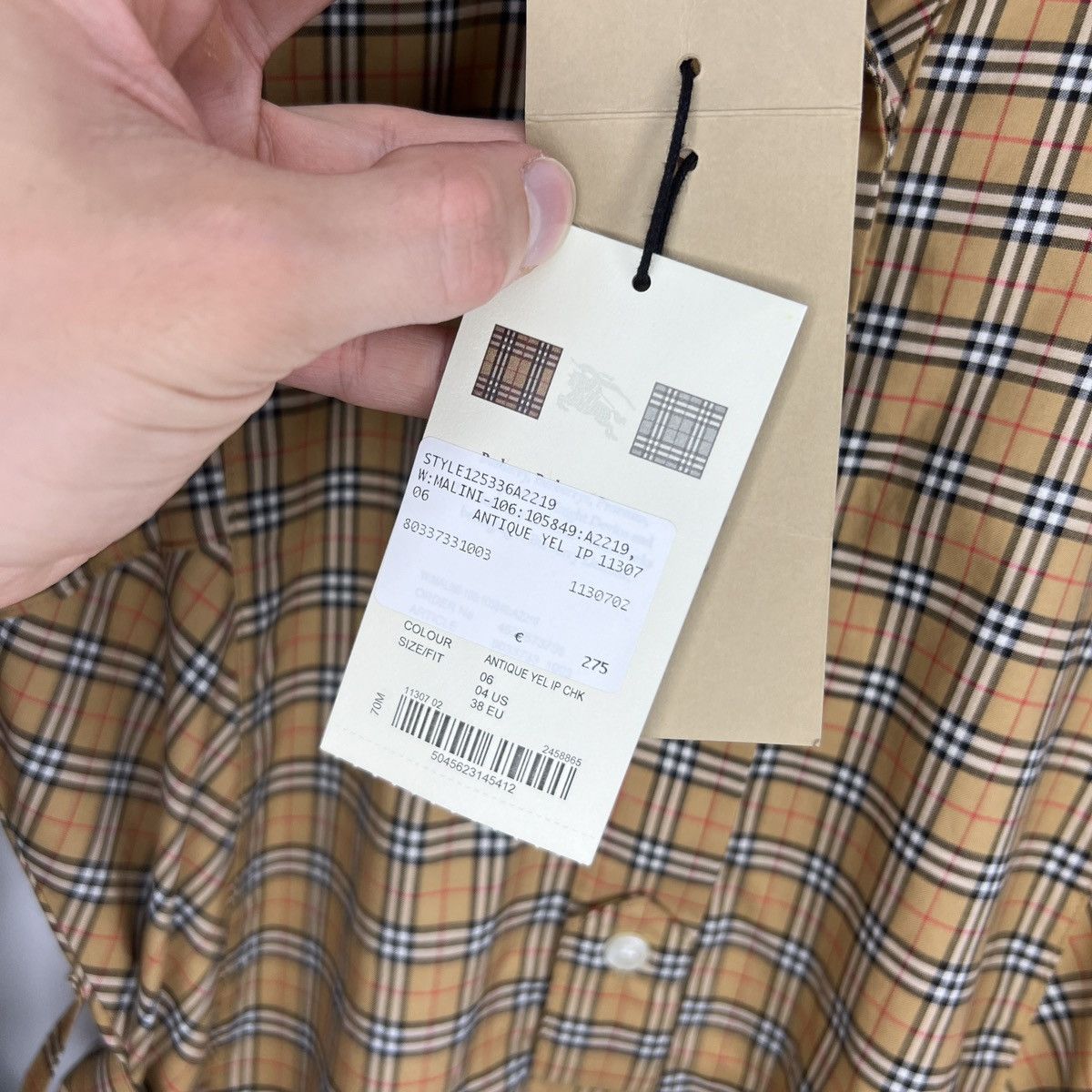 Burberry BURBERRY Nova Check Shirt Dress BRAND NEW Size S / US 4 / IT 40 - 7 Thumbnail