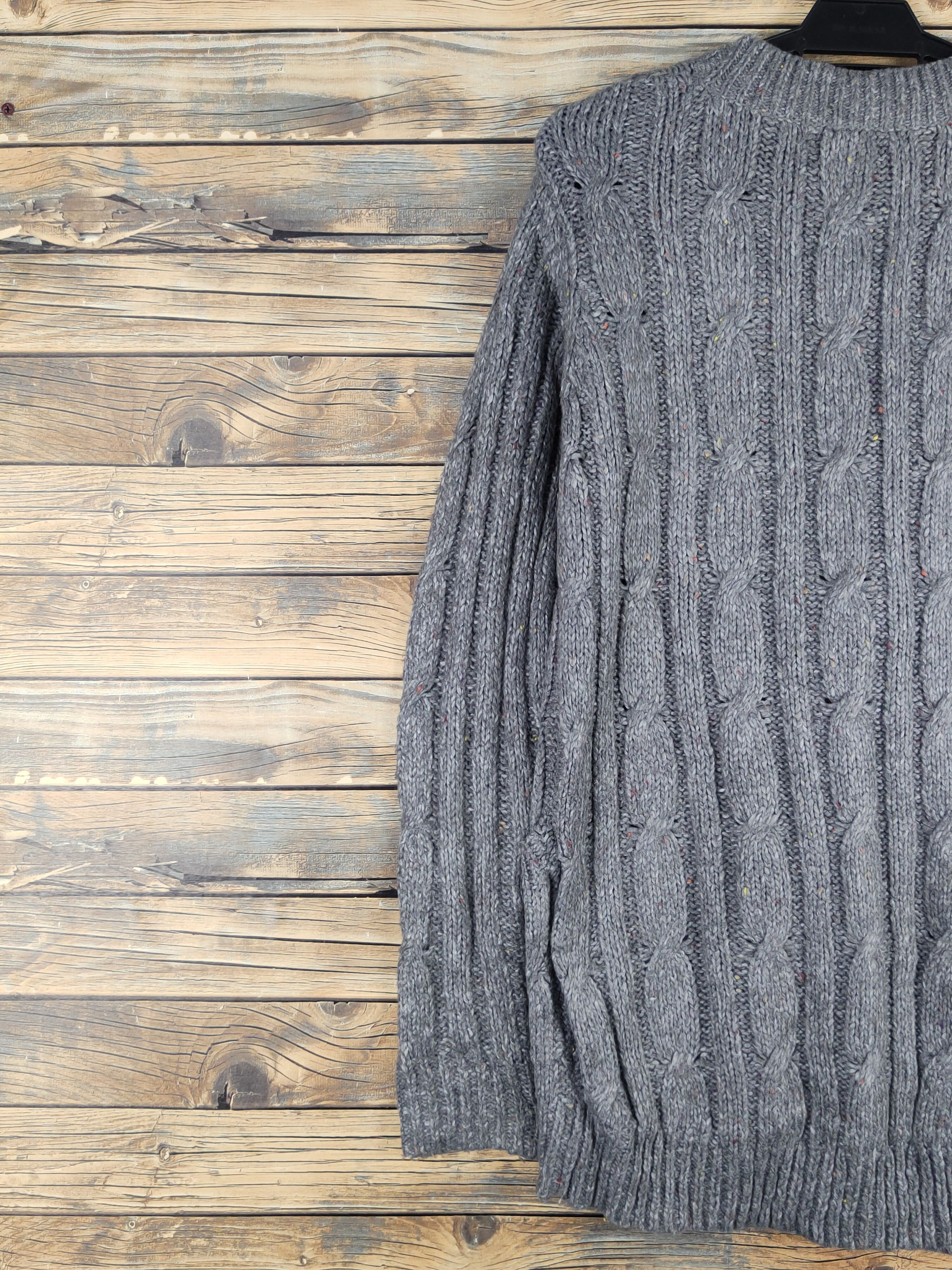 Aran Isles Knitwear World Basic Dark Gray Knitwear Cardigan #W1345 Size US M / EU 48-50 / 2 - 8 Thumbnail