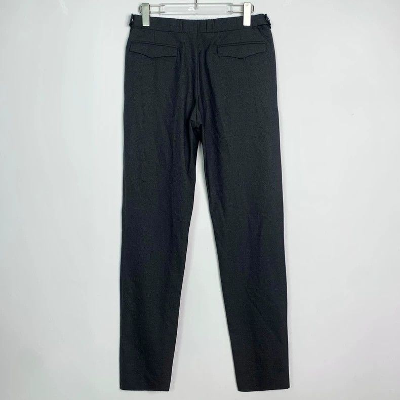 Dior Dior Dark gray straight trousers with pocket decoration pan Size US 30 / EU 46 - 2 Thumbnail
