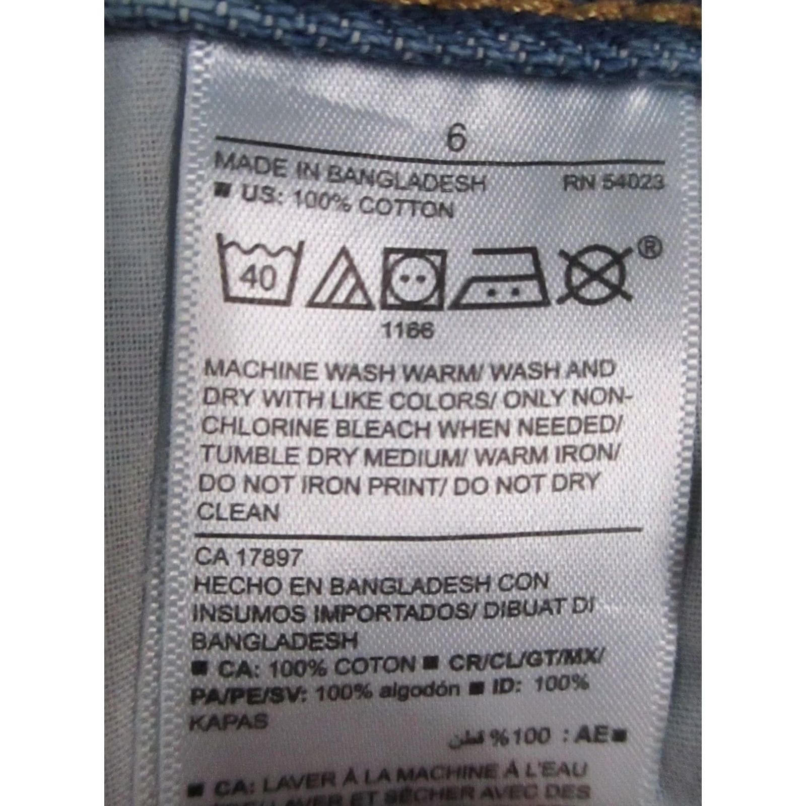 Old Navy Old Navy Jeans Womens 6 Blue High Rise Slouchy Straight Distressed Crop 29x24 Size 28" / US 6 / IT 42 - 7 Thumbnail