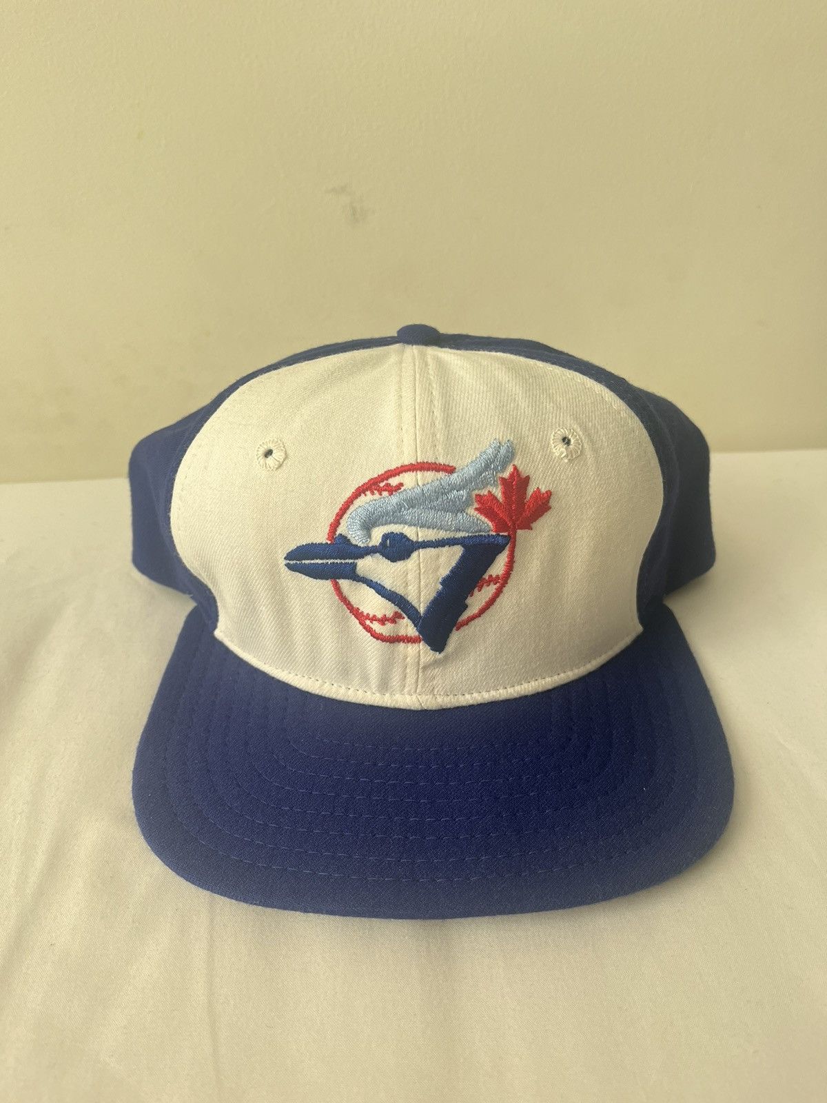 Vintage 80s Toronto Blue Jays New Era Snapback Hat Size ONE SIZE - 1 Thumbnail