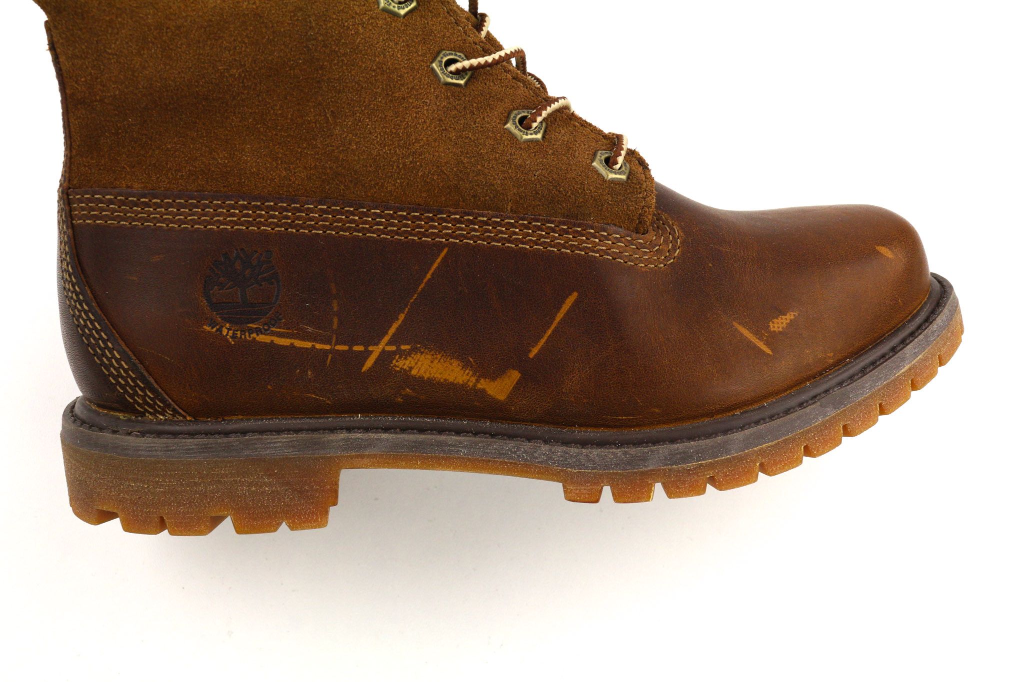 Timberland 8328R-A6098 EU38.5/39 Brown Leather High Top Shoes 80840 Size US 7.5 / IT 37.5 - 15 Thumbnail